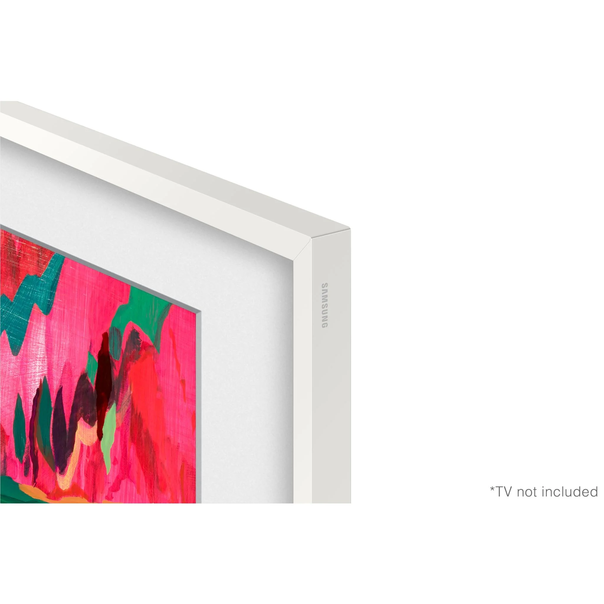 Samsung 85" Customisable Bezel for 2021-2025 Frame TVs (White) - Image 2