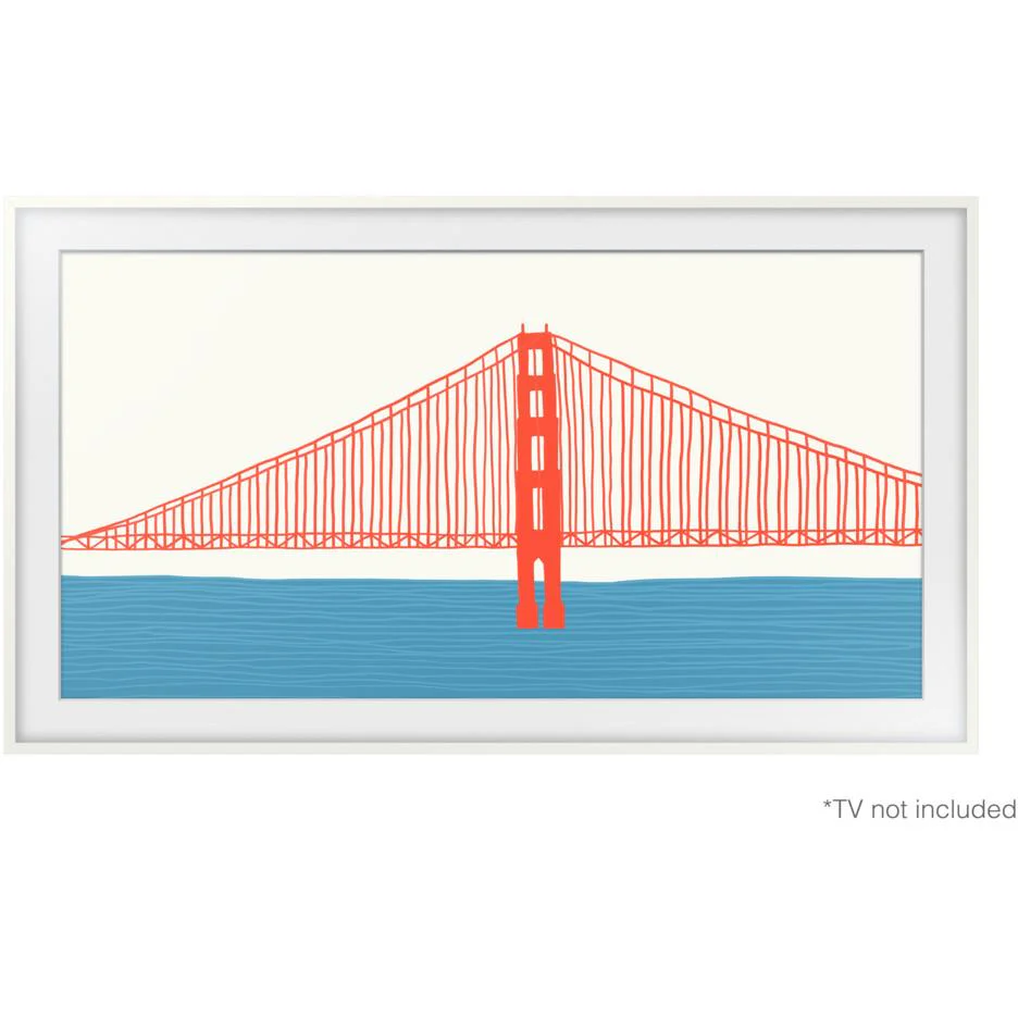 Samsung Basic Bezel Frame for 65" The Frame TVs (White) [2021] - Image 3