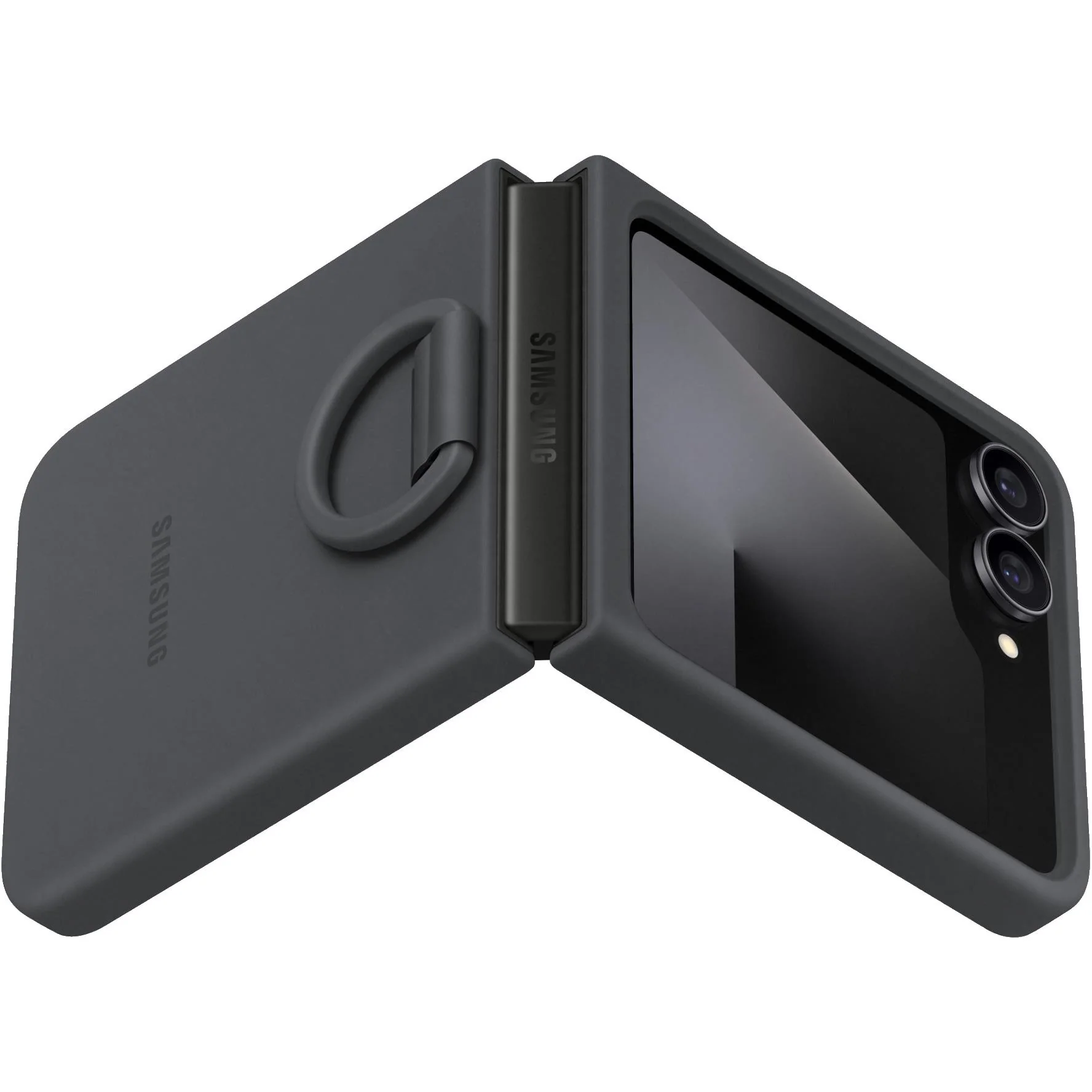 Samsung Silicone Ring Case for Galaxy Z Flip7 FE (Black)