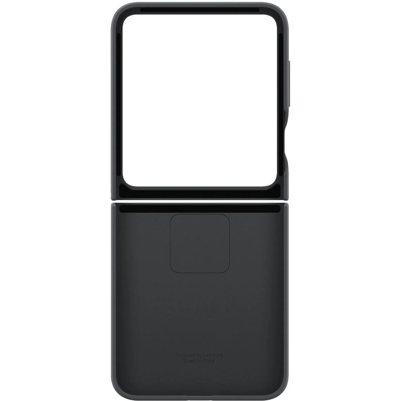 Samsung Silicone Ring Case for Galaxy Z Flip7 FE (Black) - Image 2