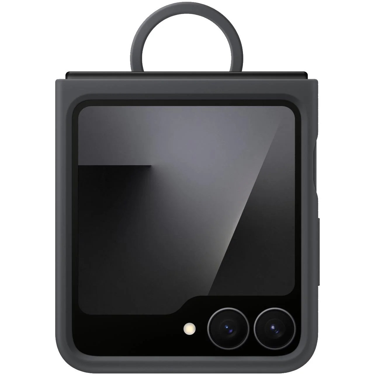 Samsung Silicone Ring Case for Galaxy Z Flip7 FE (Black) - Image 5
