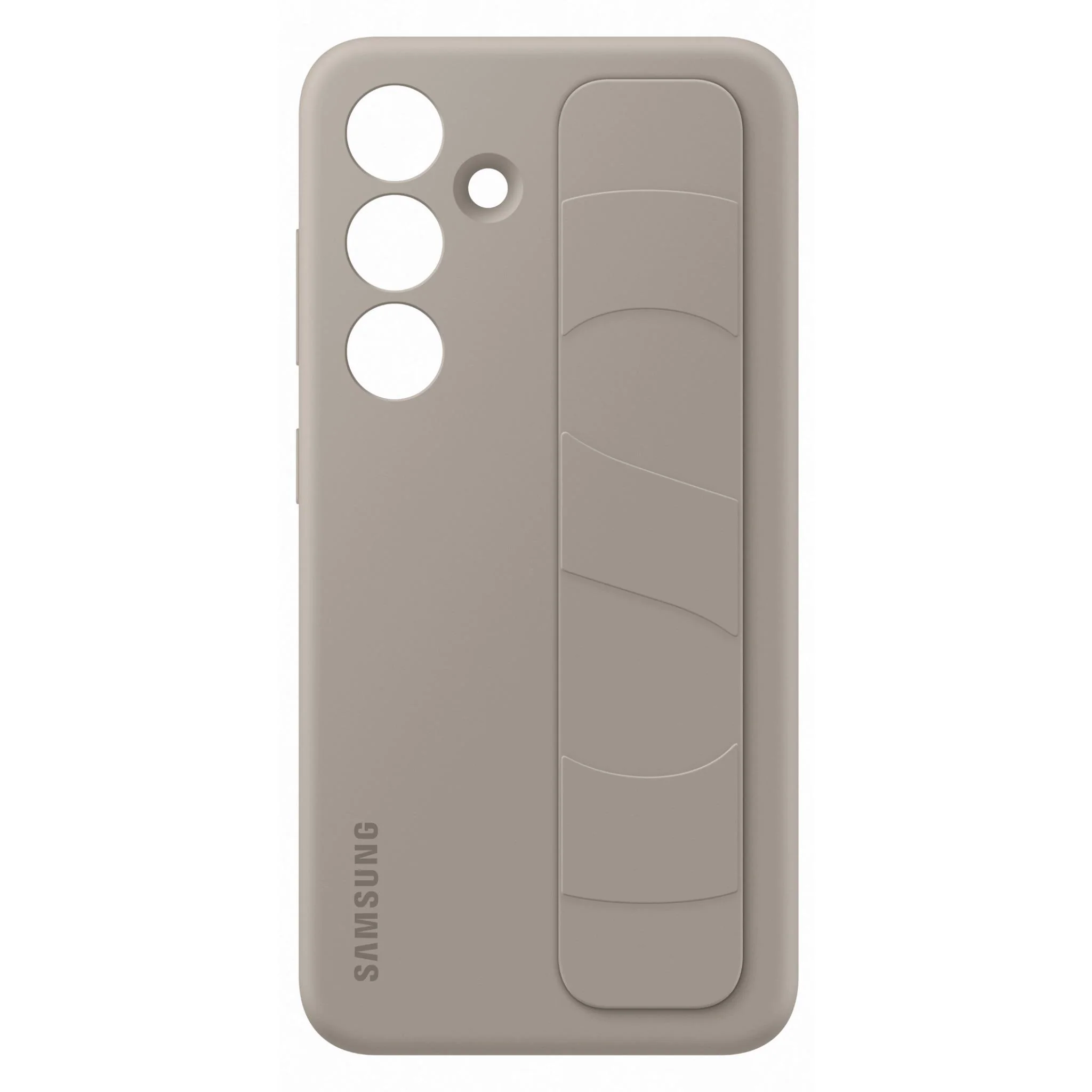 Samsung Standing Grip Case for Galaxy S24 (Taupe) - Image 5