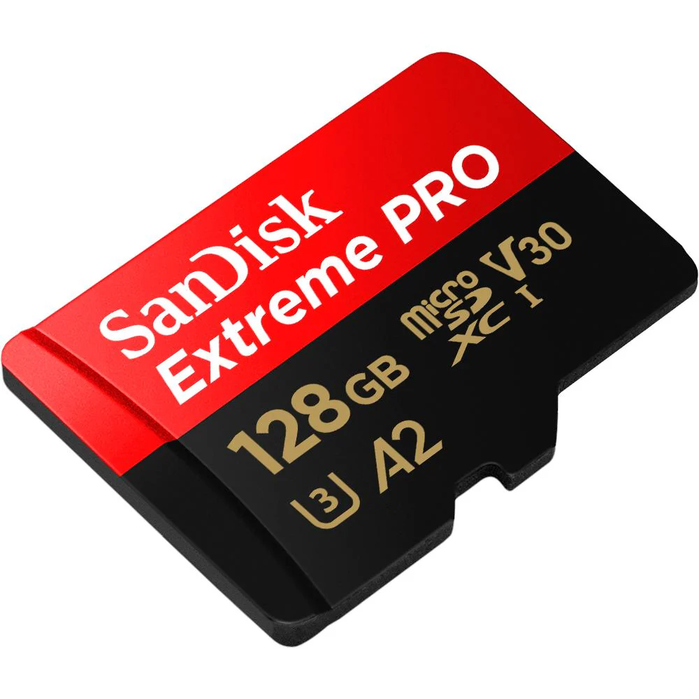 SanDisk Extreme Pro MicroSDXC UHS-I Card with Adapter (128GB) - Image 2