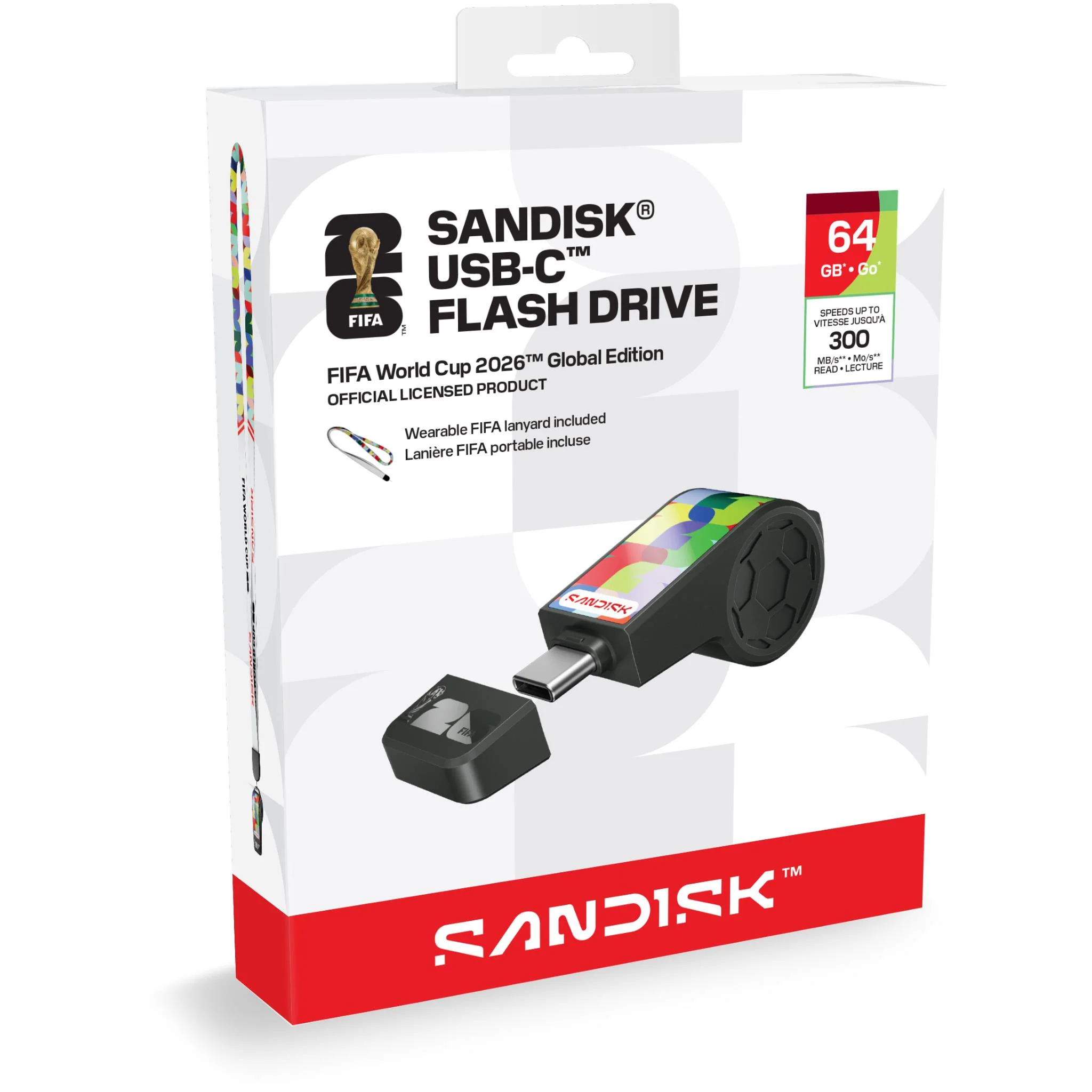 Sandisk USB-C 64GB Flash Drive FIFA World Cup 2026 (Global Edition) - Image 2