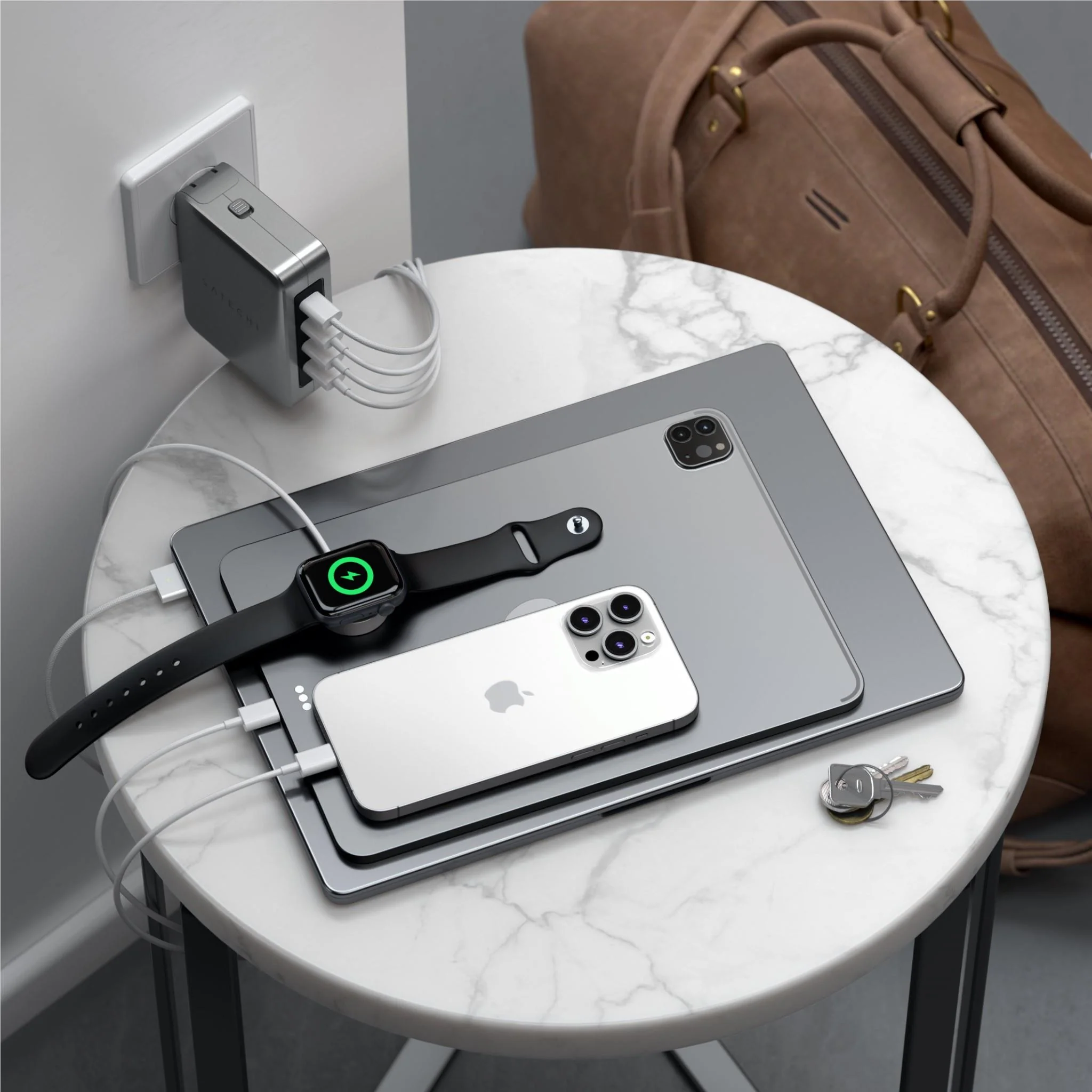 Satechi 145W USB-C 4-Port GaN Travel Wall Charger - Image 4