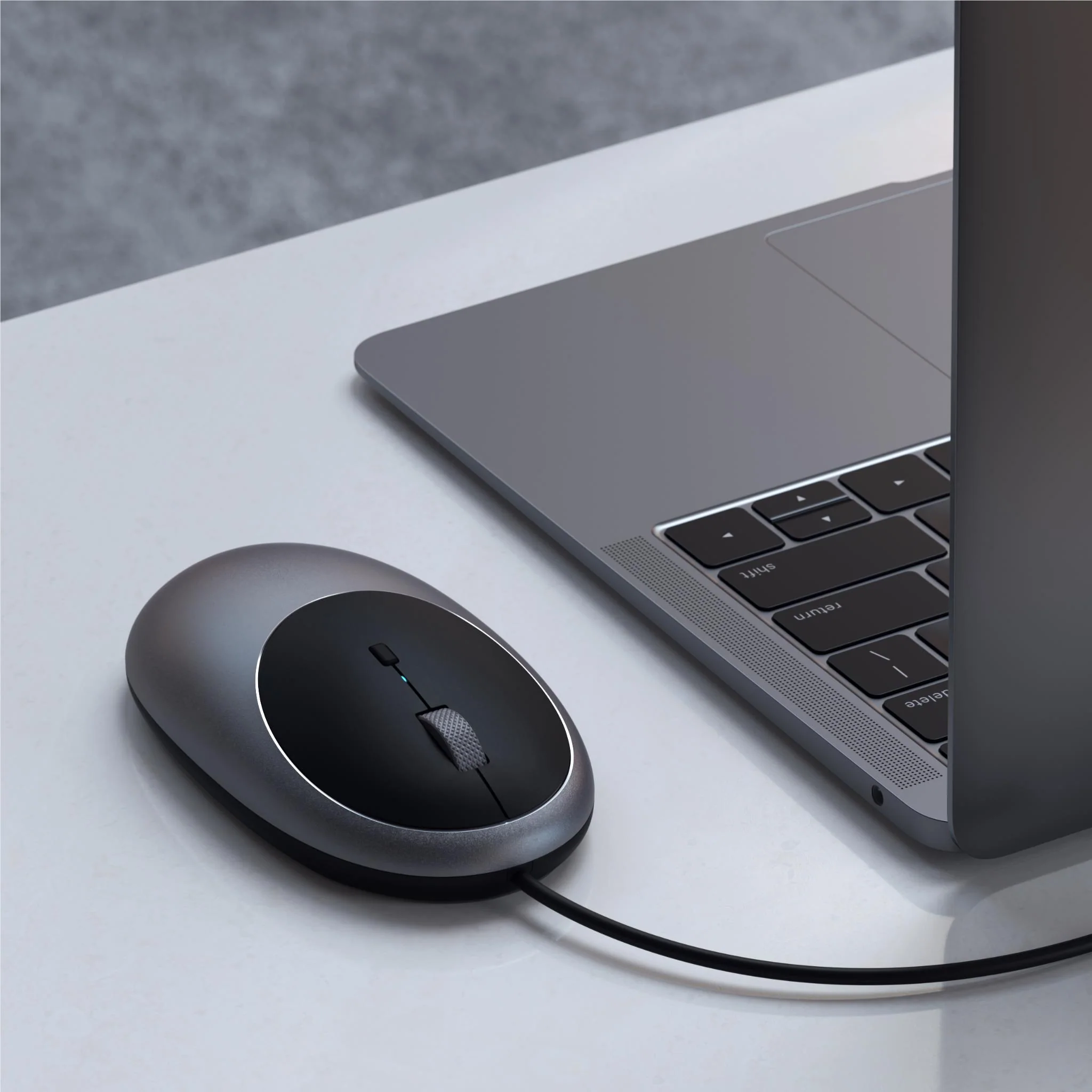 Satechi C1 USB-C Wired Mouse (Space Grey) - Image 5