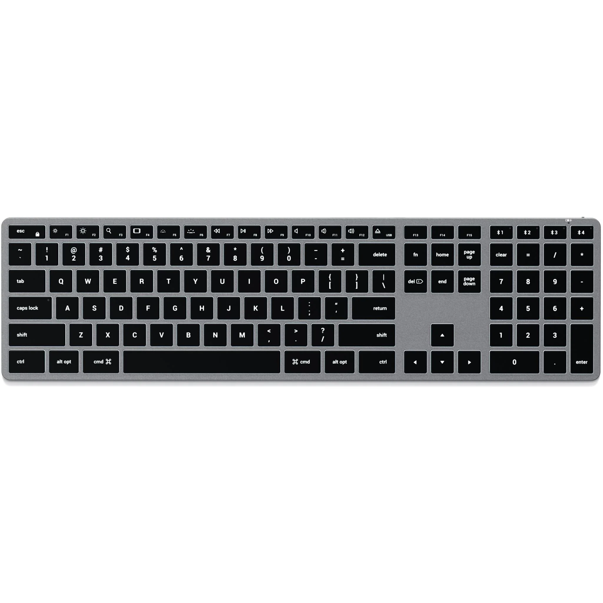 Satechi Slim X3 Bluetooth Keyboard for Mac (Space Grey) - Image 3