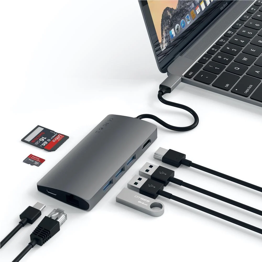 Satechi USB-C Multi-Port Adapter 4K with Ethernet V2 - Image 3