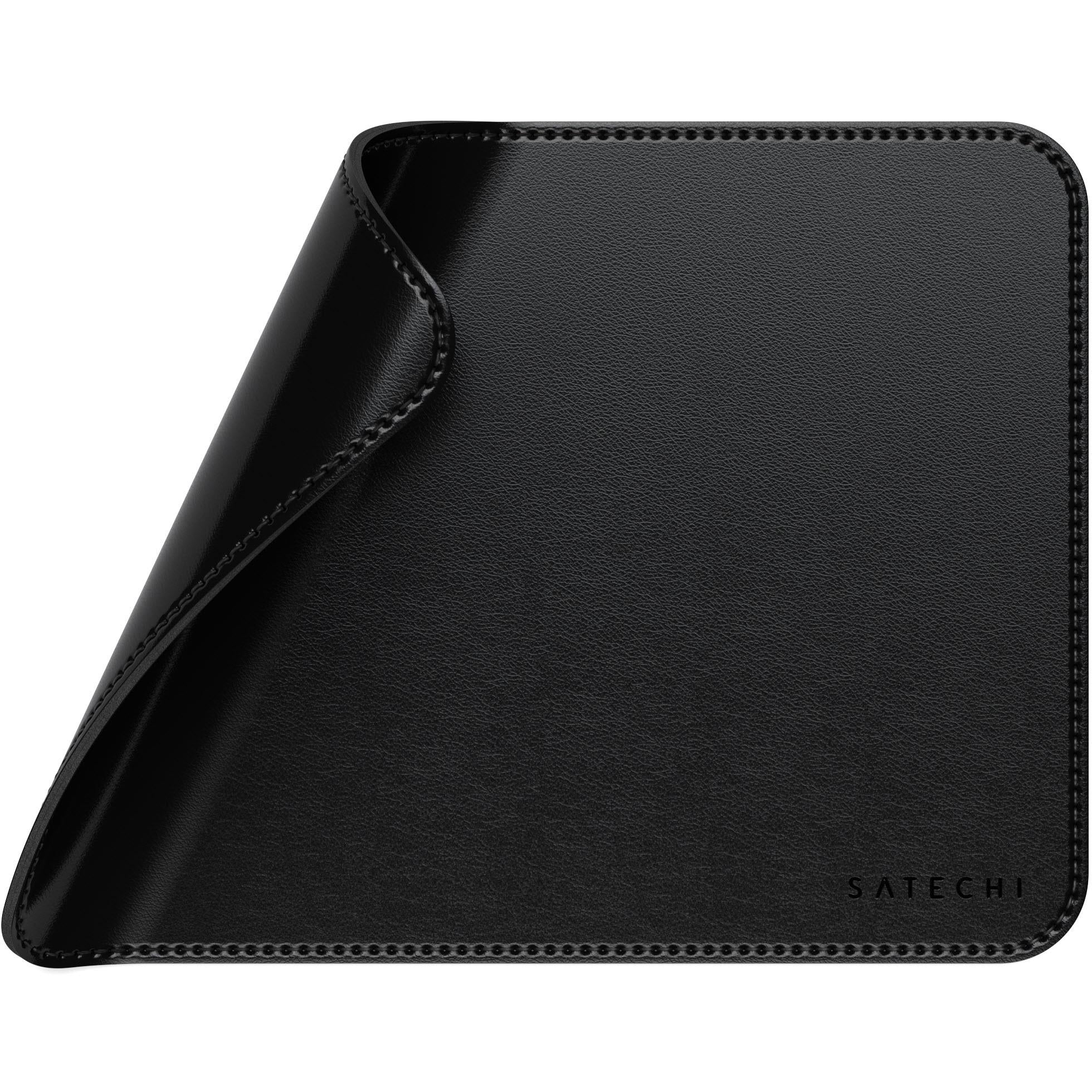 Satechi Vegan Leather Premium Mouse Pad (Black) - Image 2