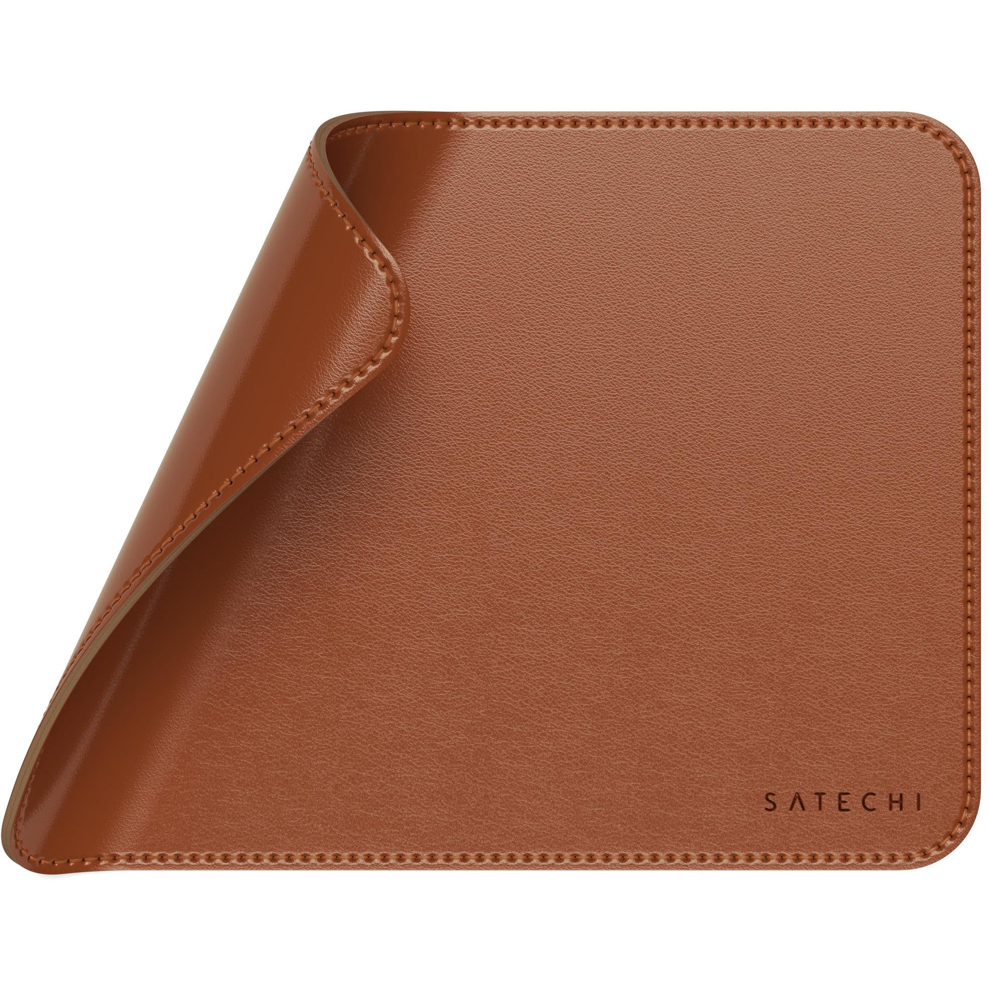 Satechi Vegan Leather Premium Mouse Pad (Brown) - Image 2