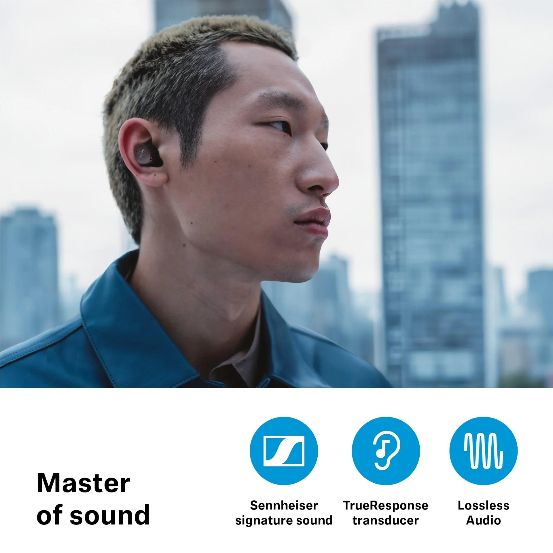 Sennheiser Momentum True Wireless 4 In-Ear Headphones (Black Copper) - Image 3