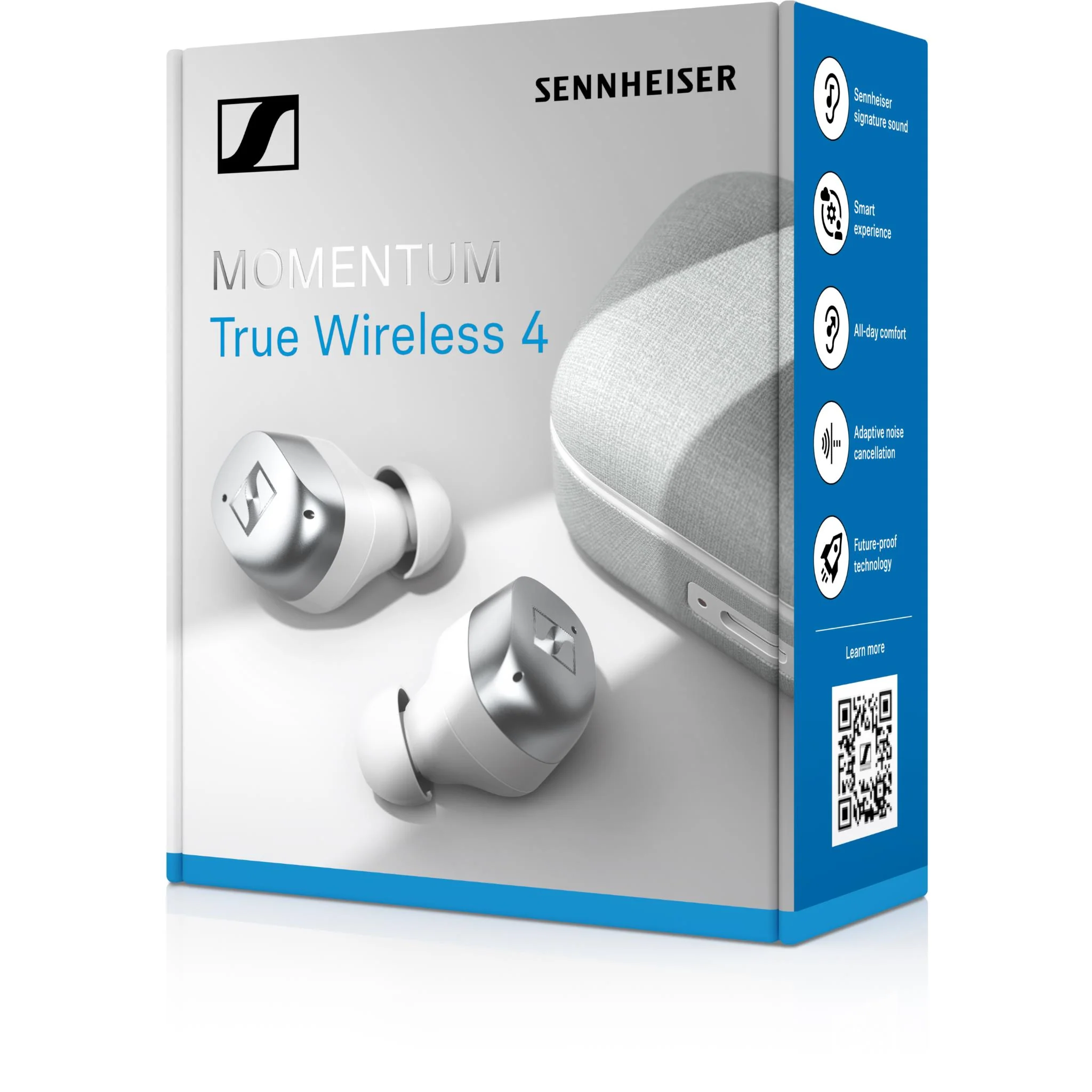 Sennheiser Momentum True Wireless 4 In-Ear Headphones (White Silver) - Image 15