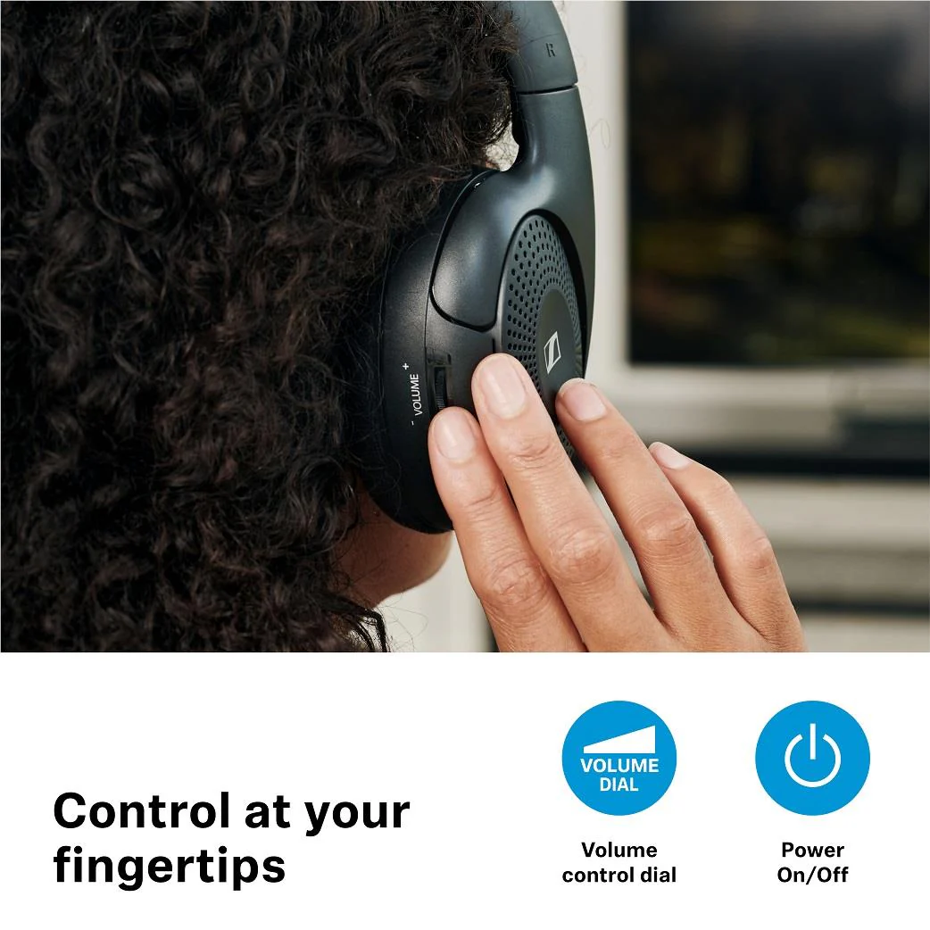 Sennheiser RS120-W Wireless On-Ear TV Headphones - Image 8