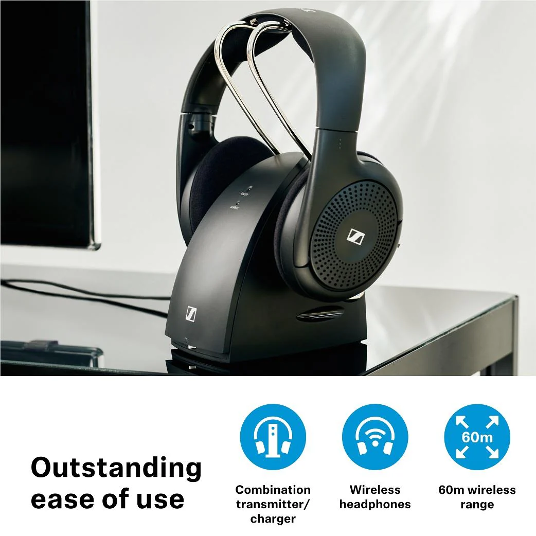 Sennheiser RS120-W Wireless On-Ear TV Headphones - Image 9