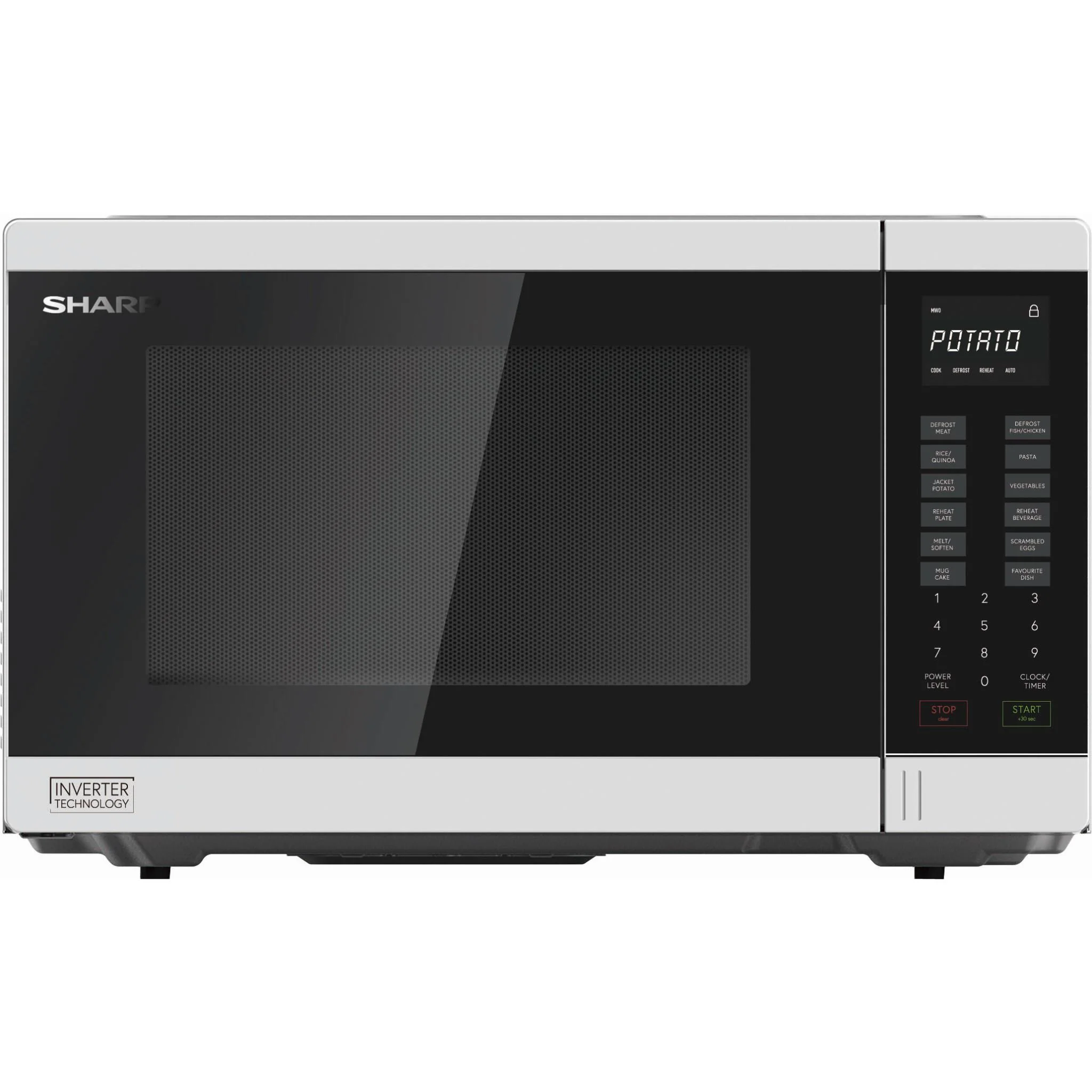 Sharp 34L 1200W Inverter Microwave (White)