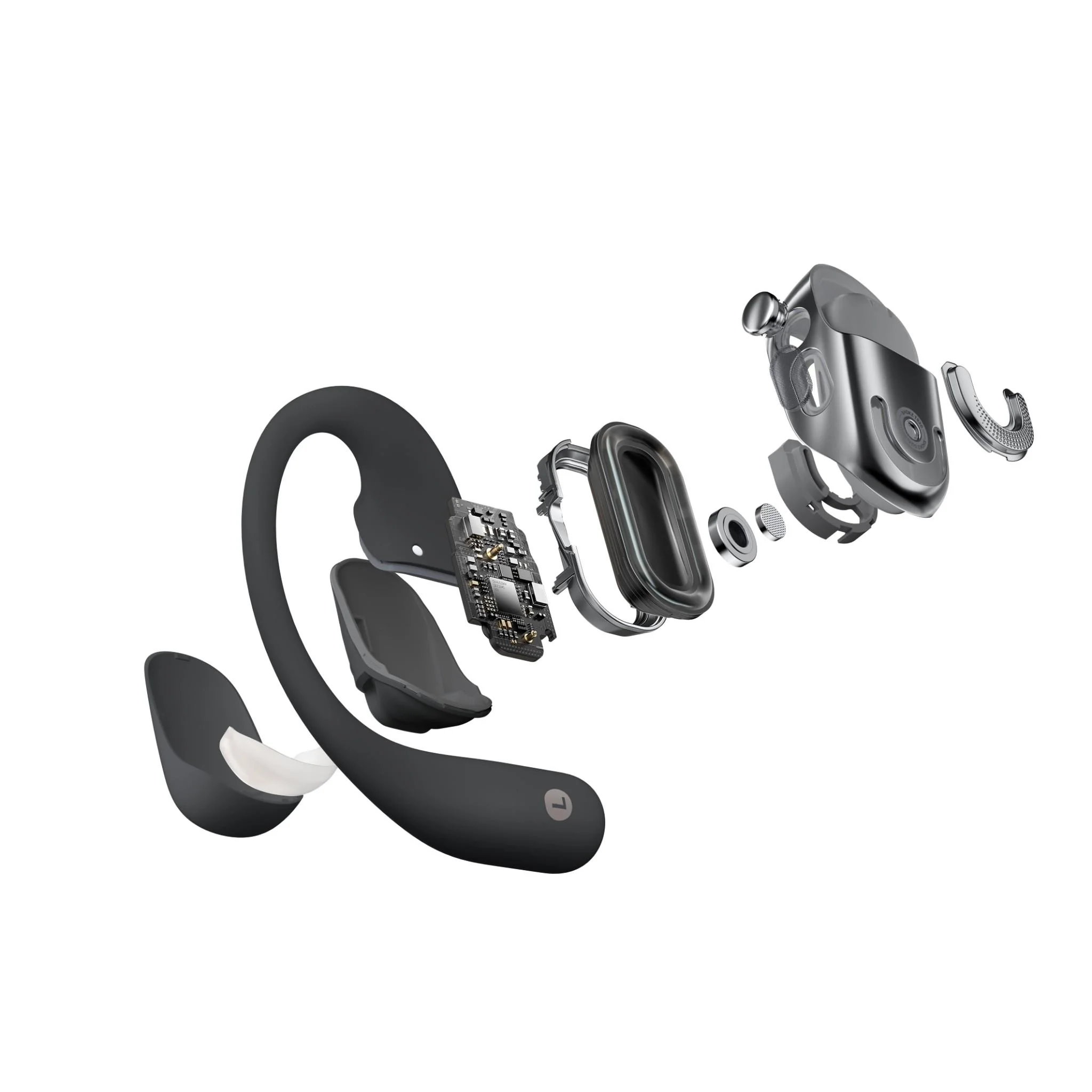 Shokz OpenFit 2+ Open-Ear TWS Earbuds (Black) - Image 5