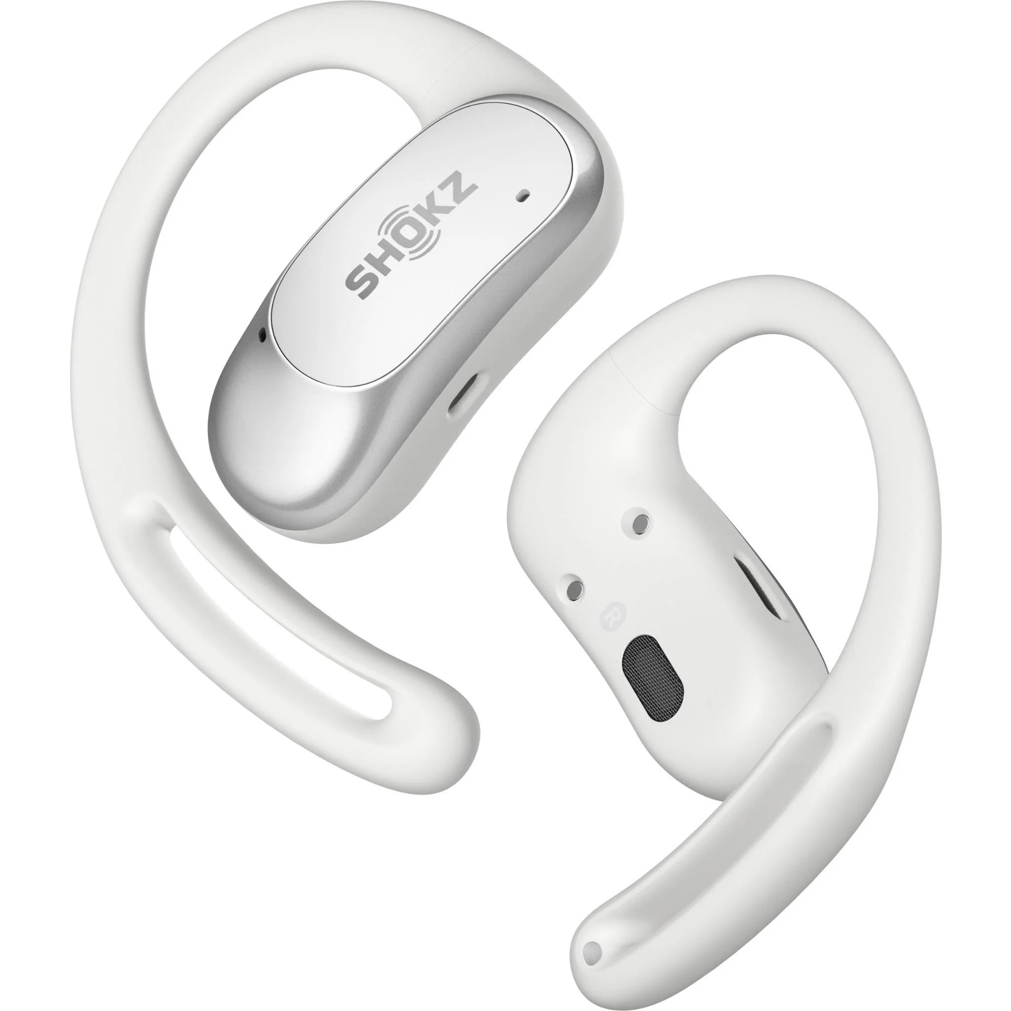 Shokz OpenFit Air Open-Ear Headphones (White) - Image 2