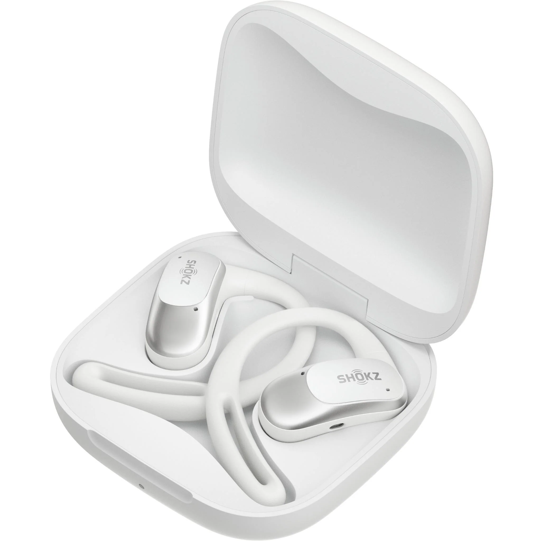 Shokz OpenFit Air Open-Ear Headphones (White) - Image 4