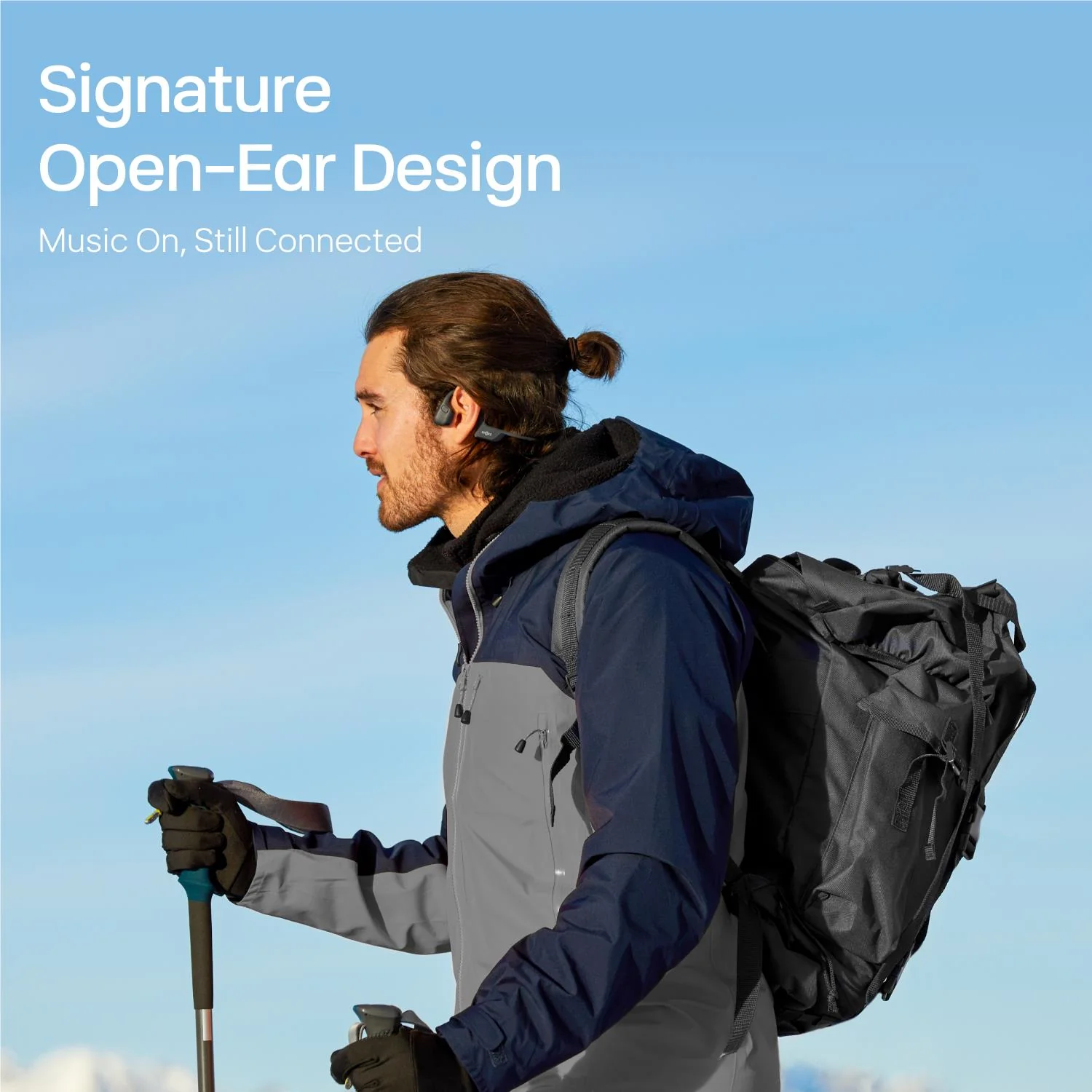 Shokz OpenRun Pro 2 Open-Ear Headphones (Black) - Image 2