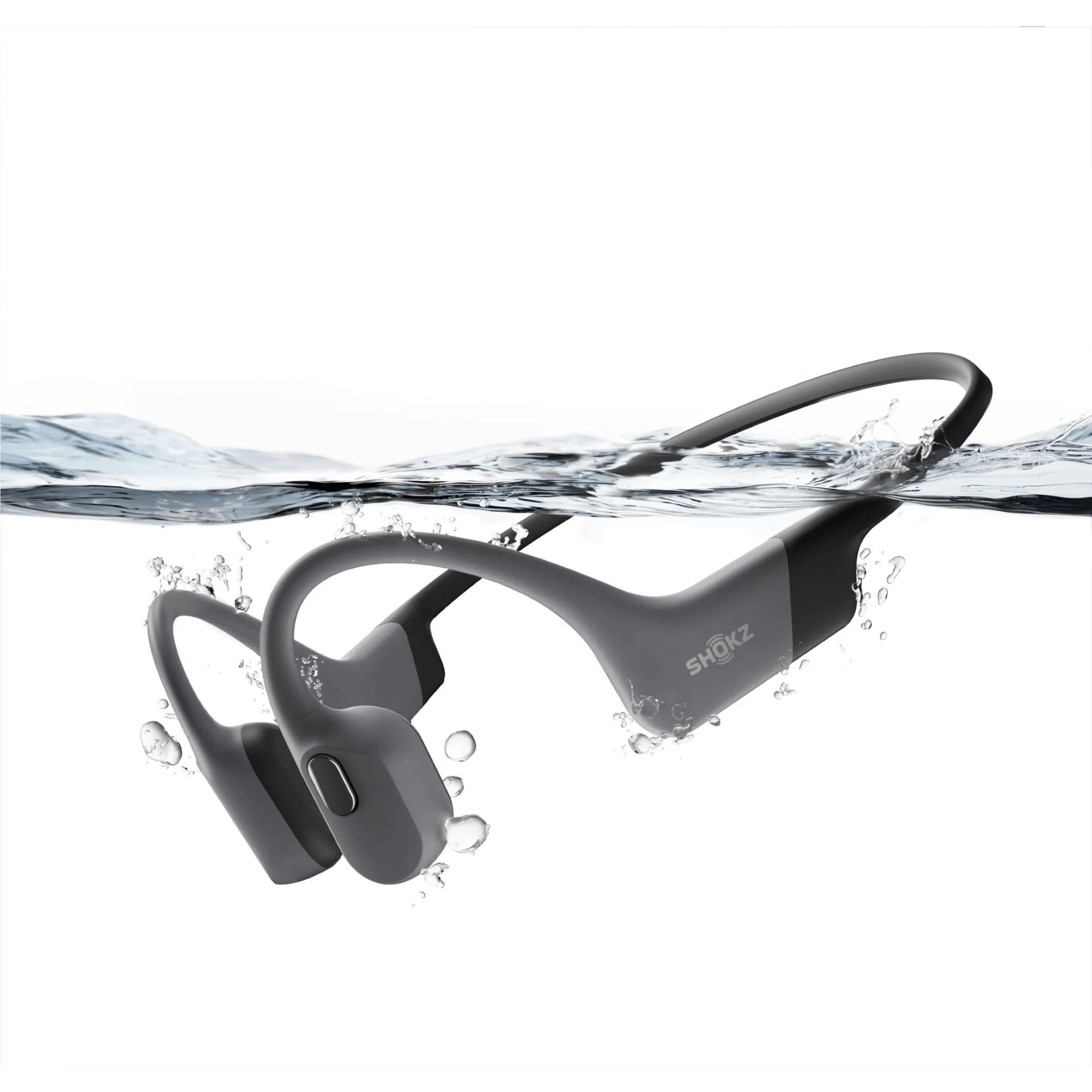 Shokz OpenSwim Pro Waterproof Bone Conduction Headphones (Grey) - Image 2