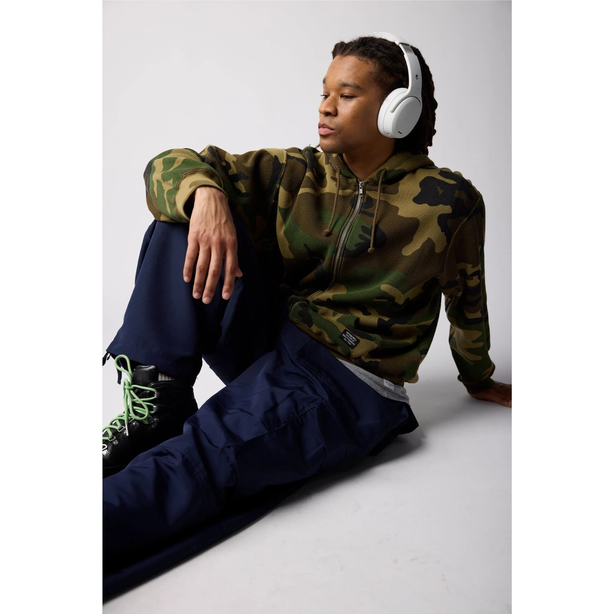 Skullcandy Crusher ANC 2 Wireless Over-Ear Headphones (Bone) - Image 4