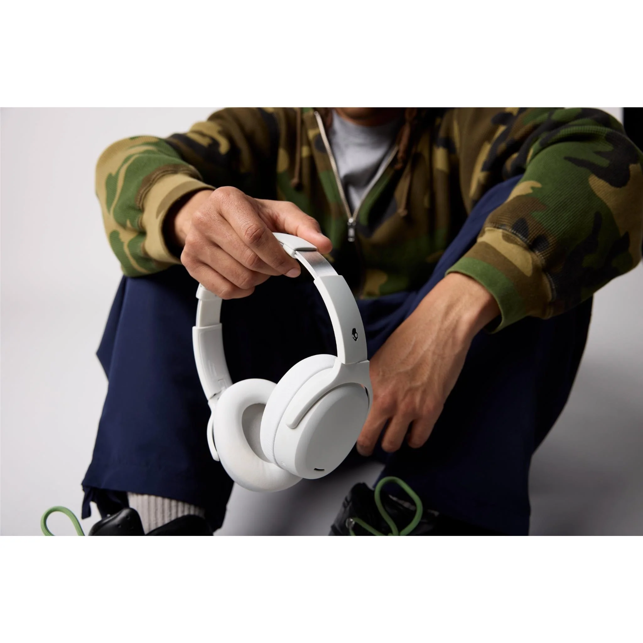 Skullcandy Crusher ANC 2 Wireless Over-Ear Headphones (Bone) - Image 5