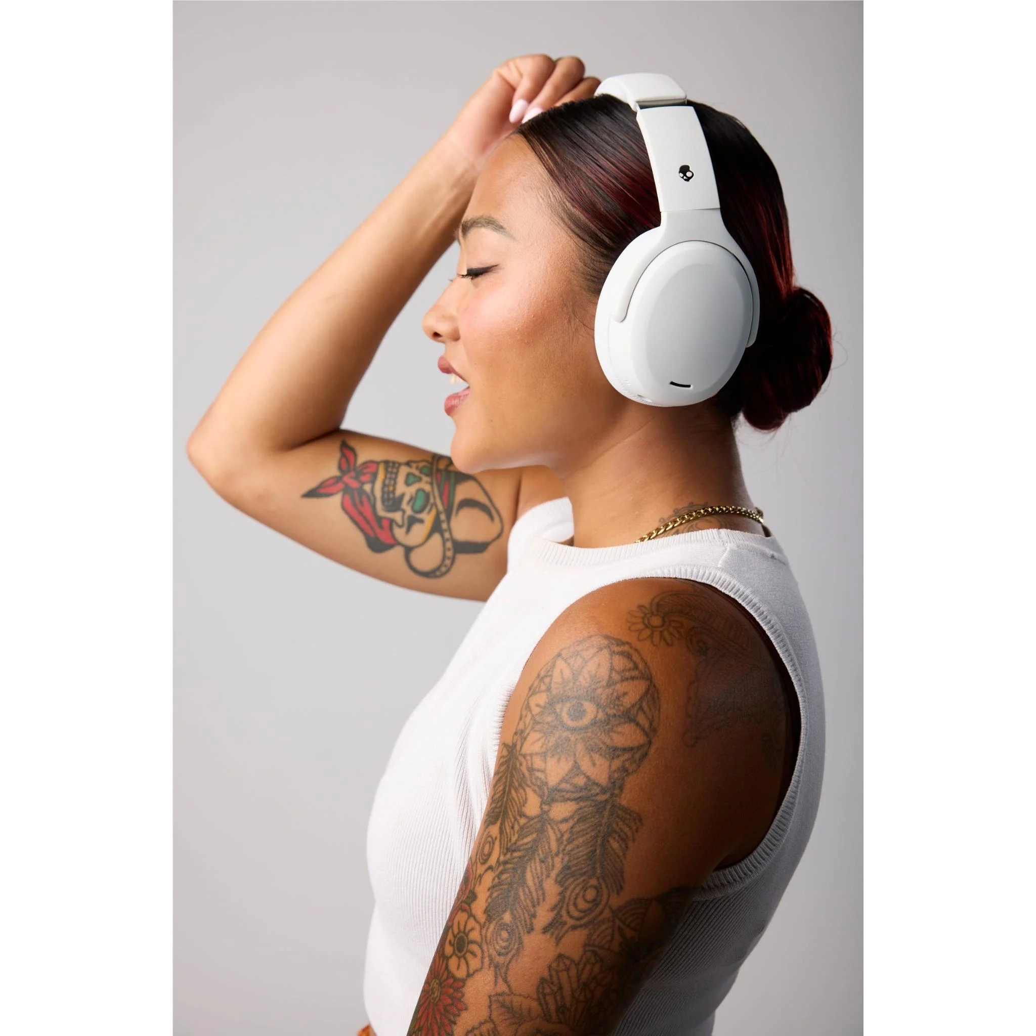 Skullcandy Crusher ANC 2 Wireless Over-Ear Headphones (Bone) - Image 6