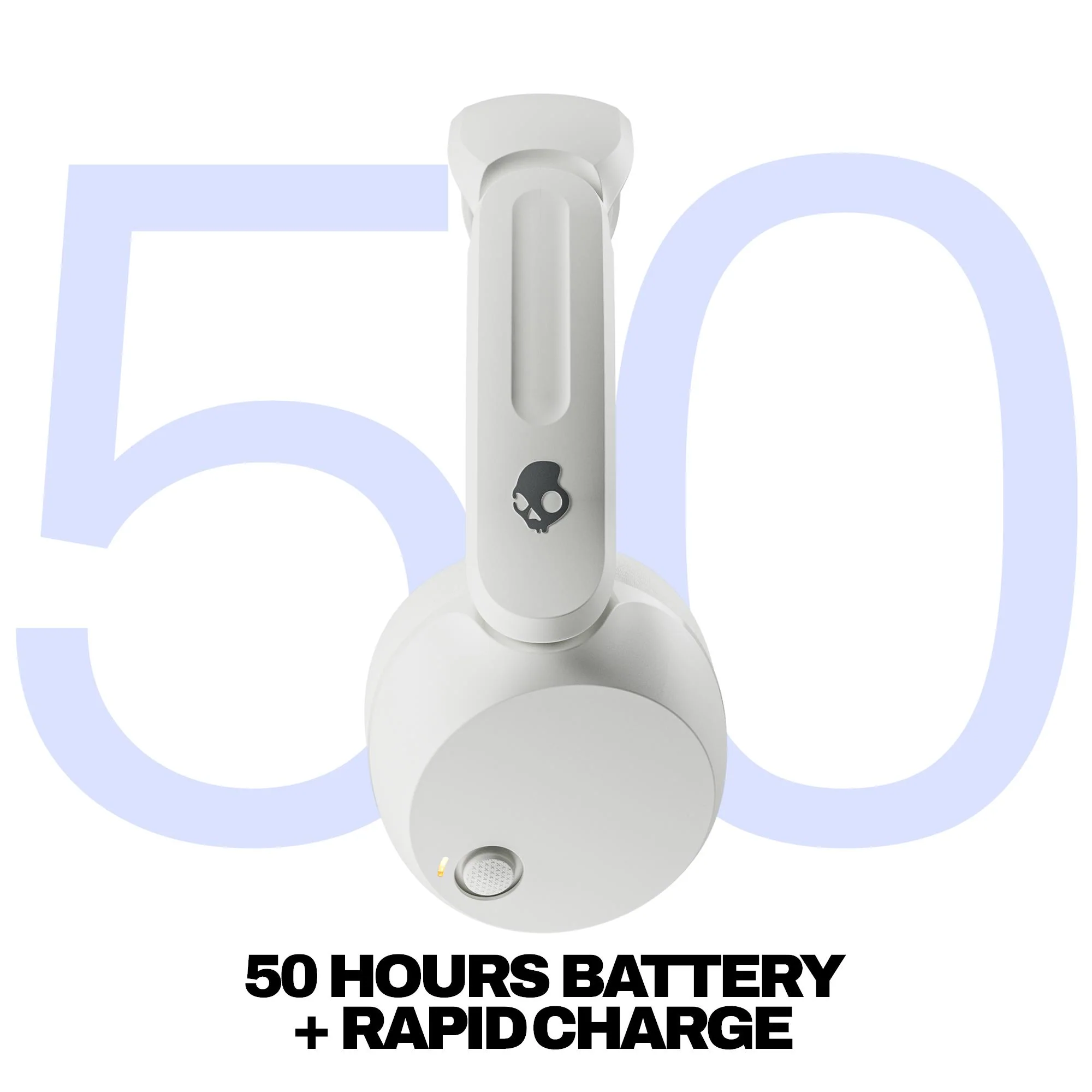 Skullcandy Icon 180 Wireless Over-ear Headphones (Bone) - Image 2
