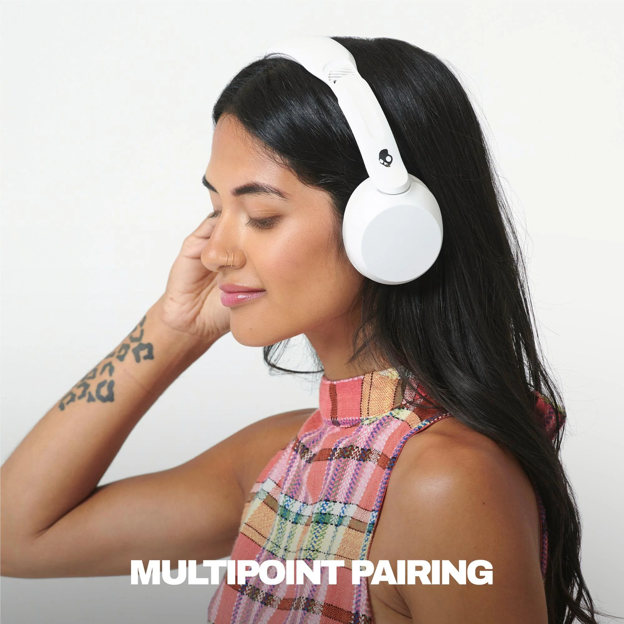 Skullcandy Icon 180 Wireless Over-ear Headphones (Bone) - Image 4