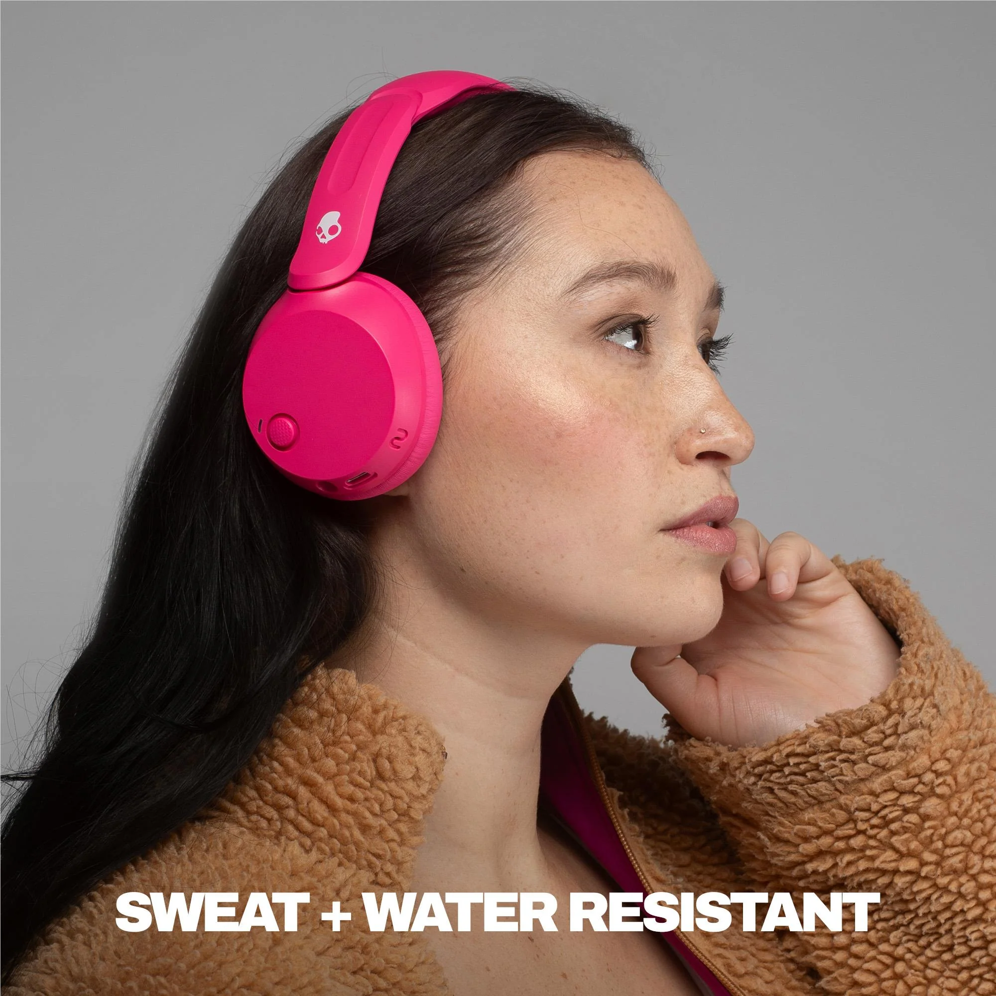 Skullcandy Icon 180 Wireless Over-ear Headphones (Crazy Pink) - Image 3