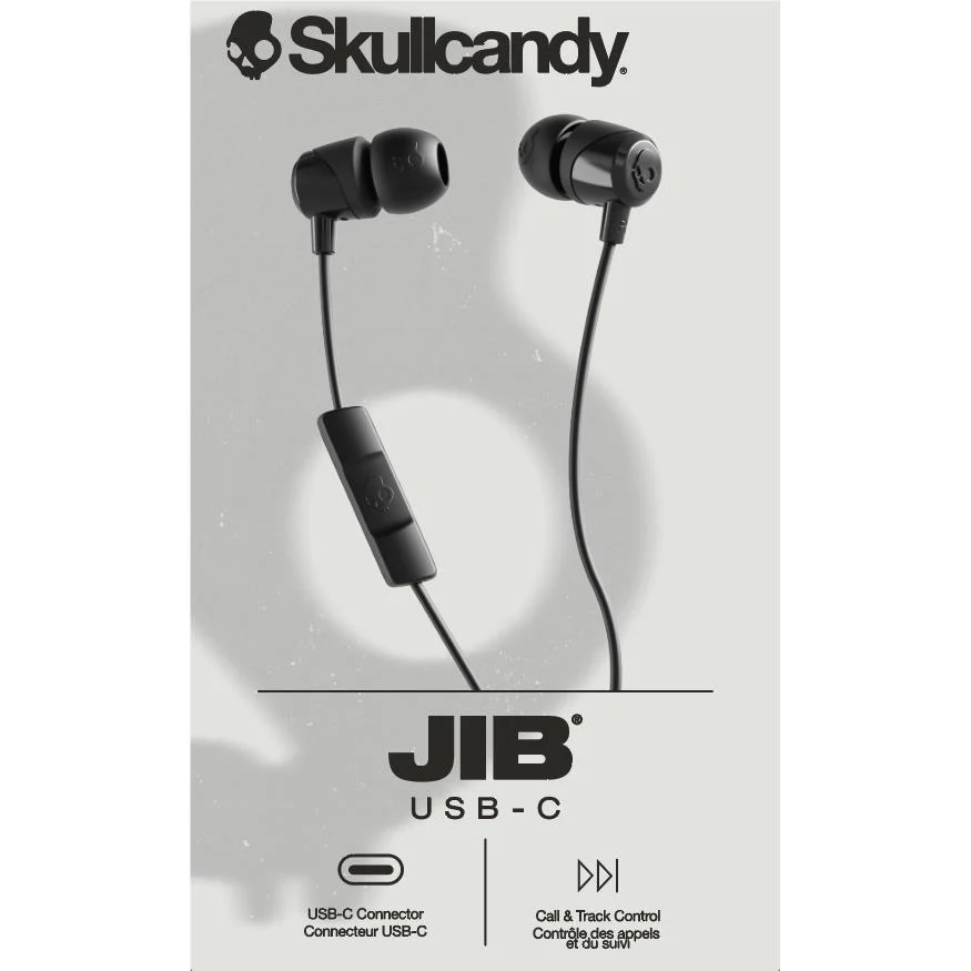 Skullcandy Jib USB-C Wired In-ear Headphones (Black) - Image 5