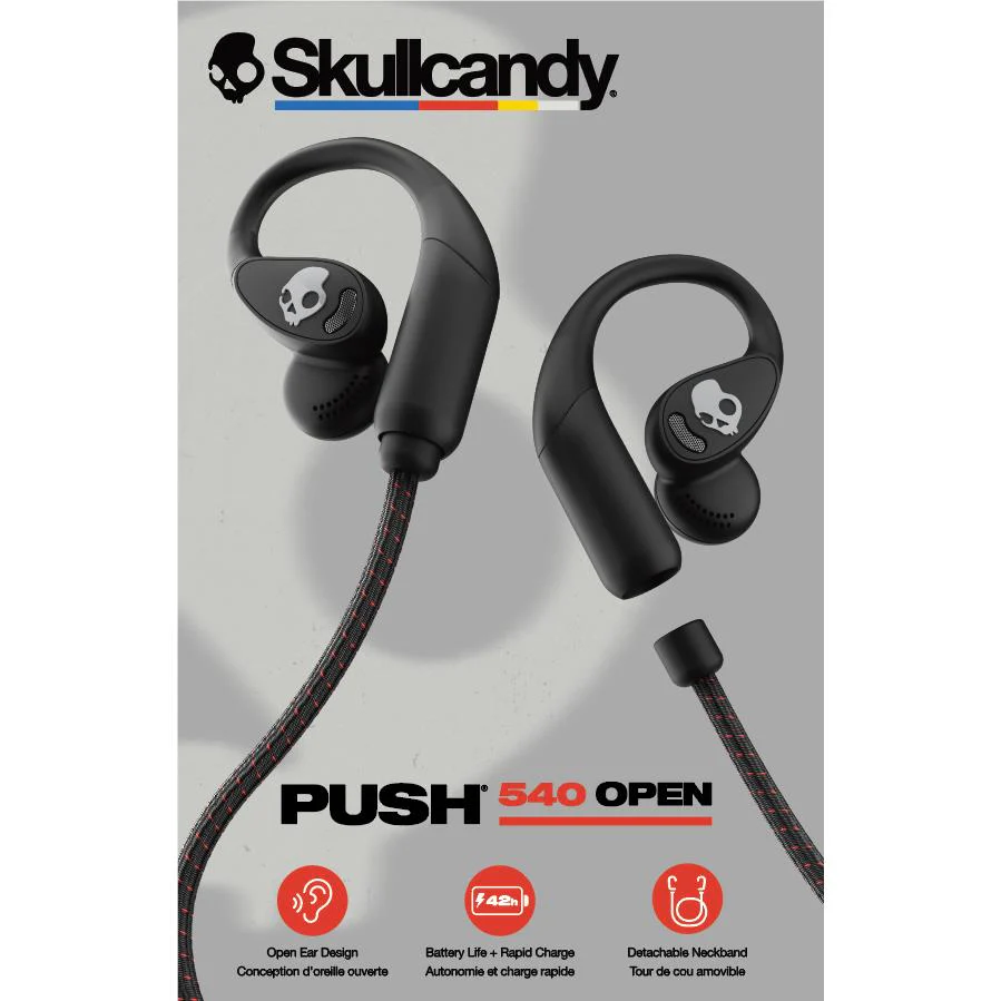 Skullcandy Push 540 Open Ear Headphones (True Black) - Image 10