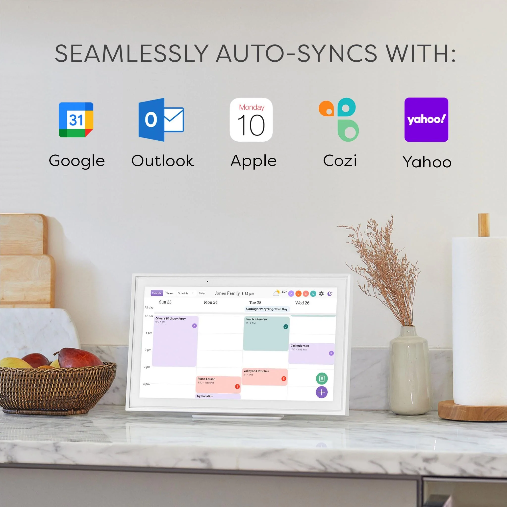 Skylight 15" Smart Family Calendar (White) - Image 6