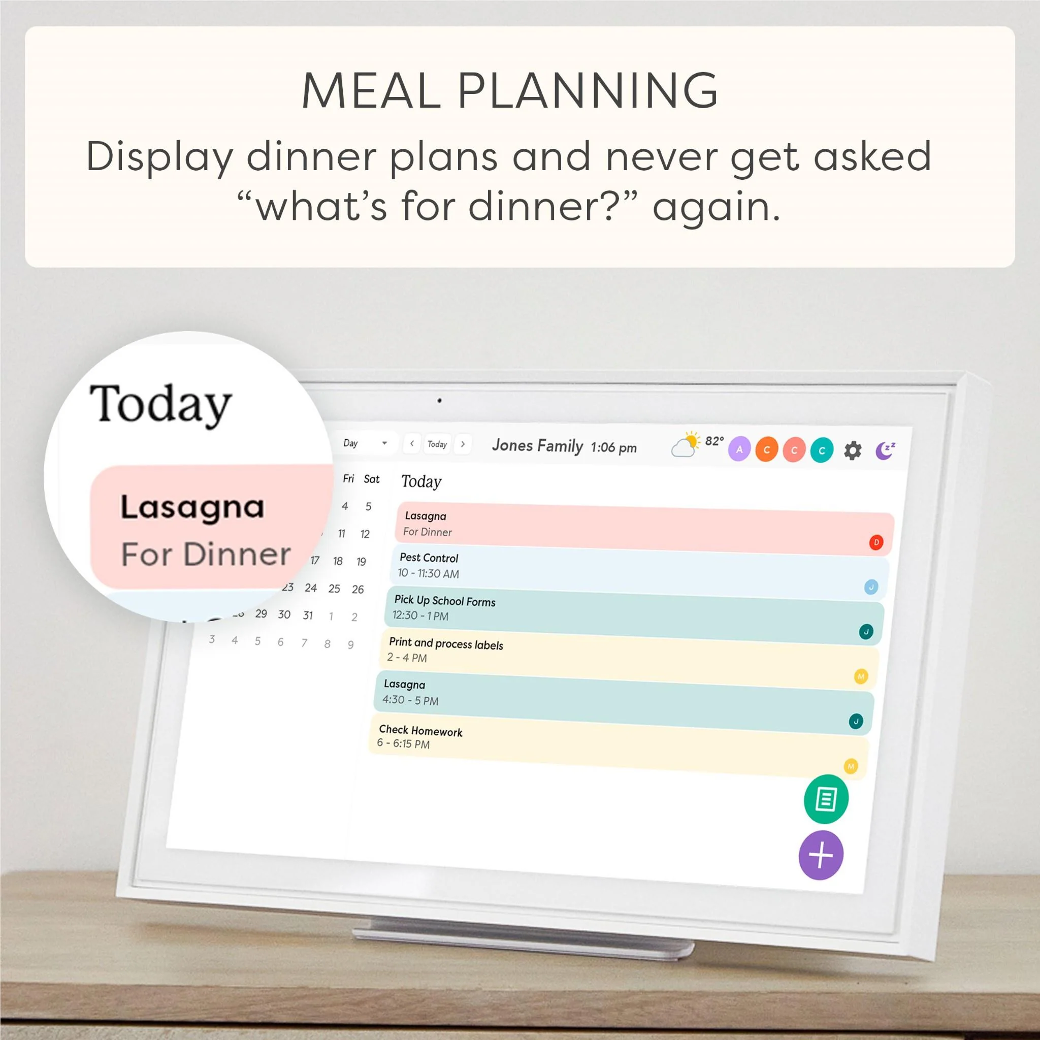 Skylight 15" Smart Family Calendar (White) - Image 8