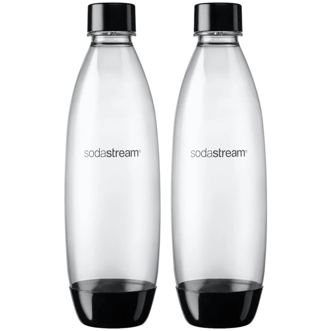 Sodastream Fuse 1 Litre Bottles Twin Pack (Black)