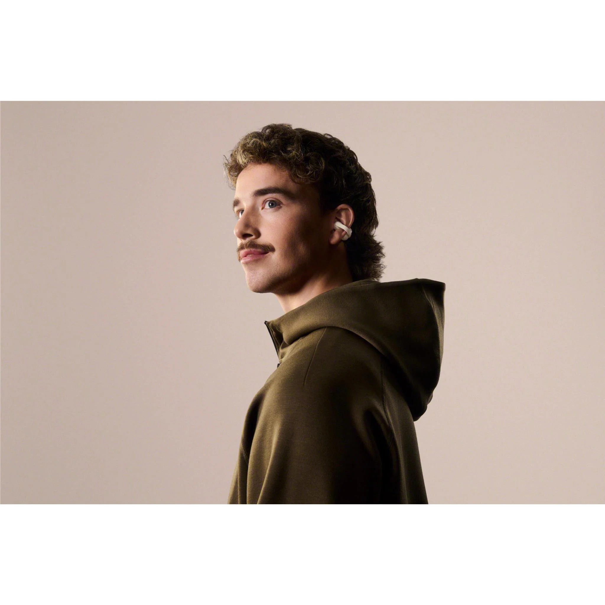 Sony LinkBuds Clip Truly Wireless Earbuds (Greige) - Image 9