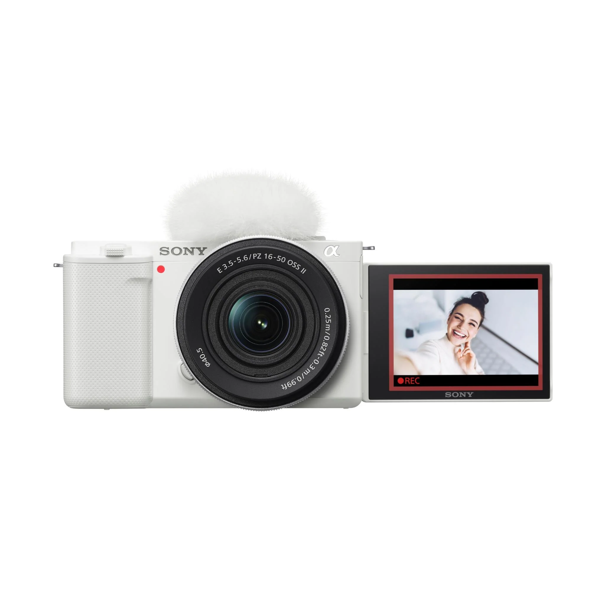 Sony ZV-E10 Mirrorless Vlog Camera with 16-50mm OSS II Lens Kit (White) - Image 9