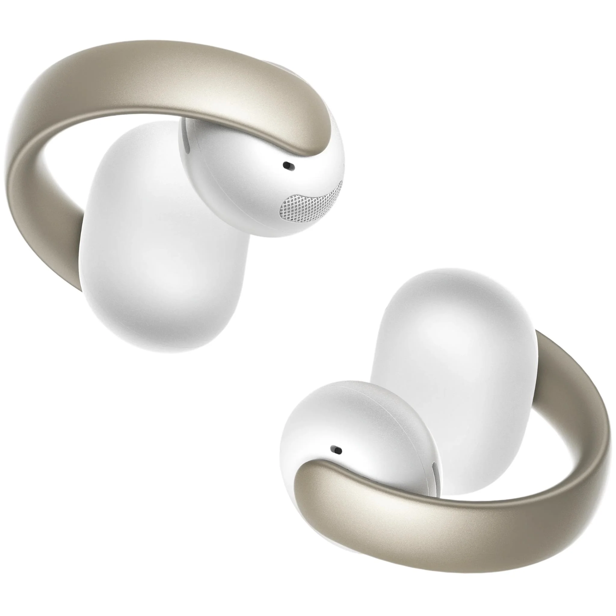 soundcore Aeroclip Open-Ear Clip-On Earbuds with Adaptive Comfort (White)