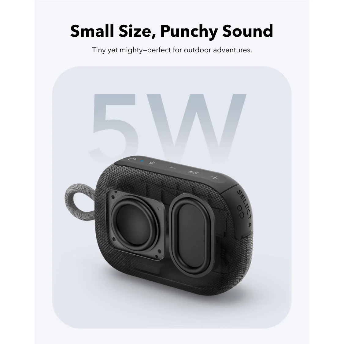 soundcore Select 4 Go Bluetooth Speaker (Black) - Image 3