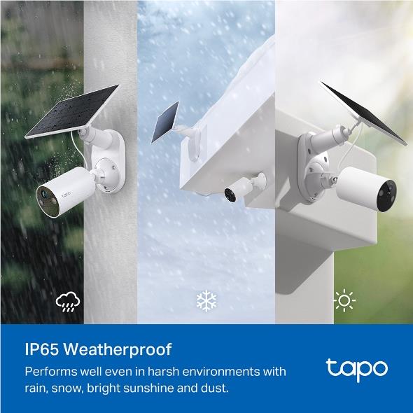 Tapo C410 Solar-Powered Security Camera Kit V2 (3-Pack) - Image 14