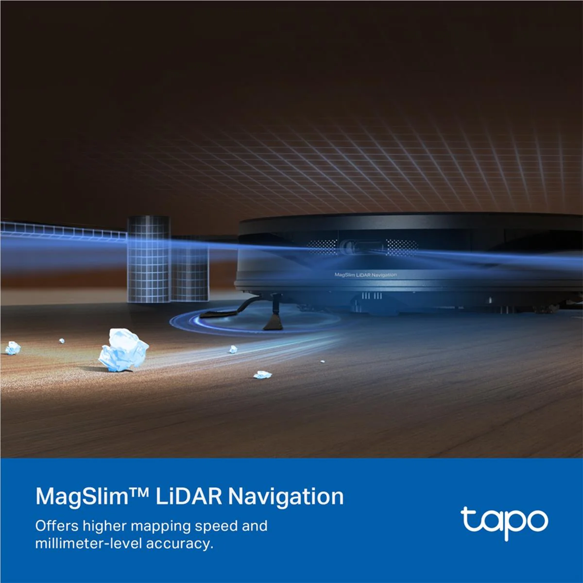 Tapo RV20 Max Plus MagSlim LiDAR Navigation Robot Vacuum & Mop - Image 8