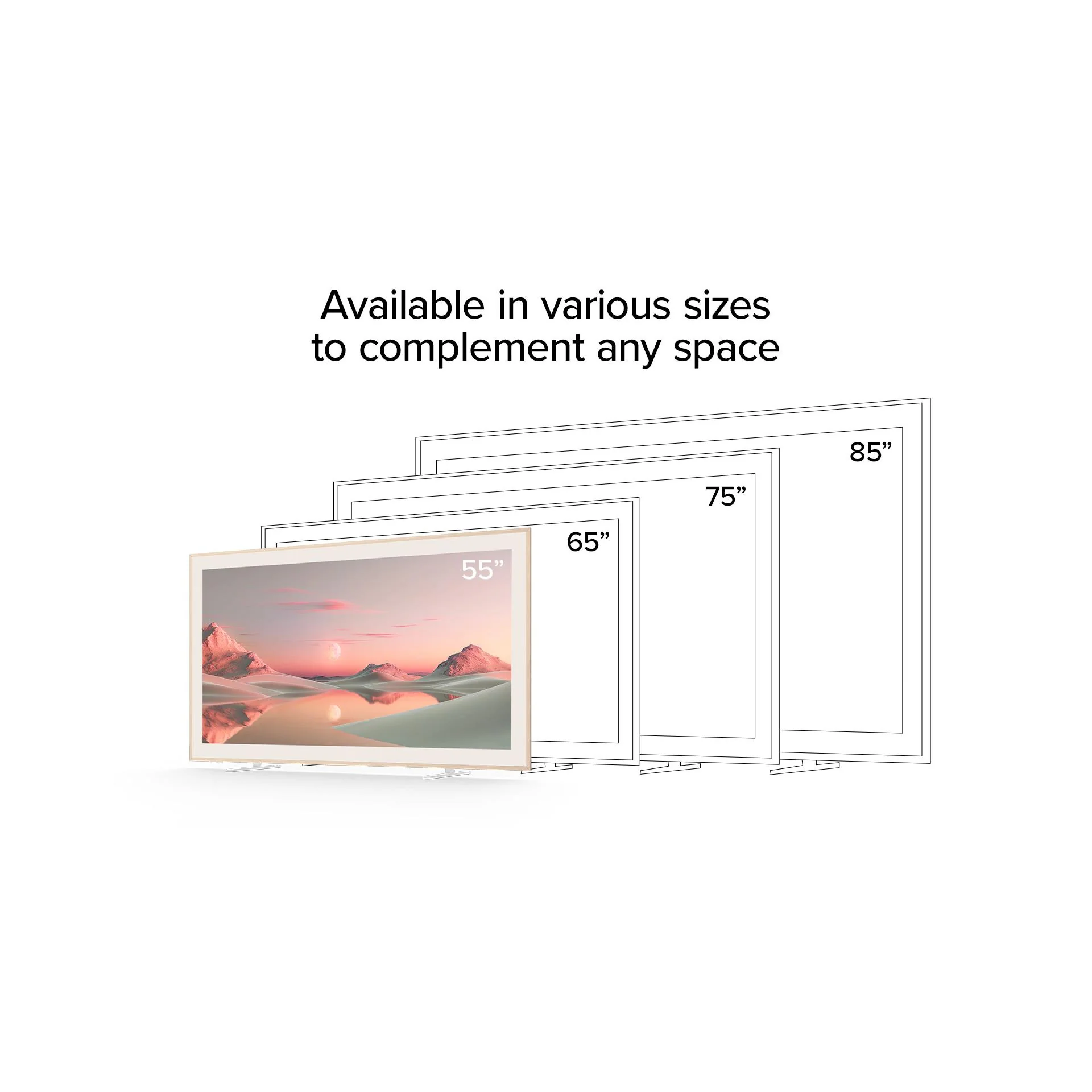 TCL 85" A300W NXTFRAME 4K UHD QLED Google TV [2024] - Image 5