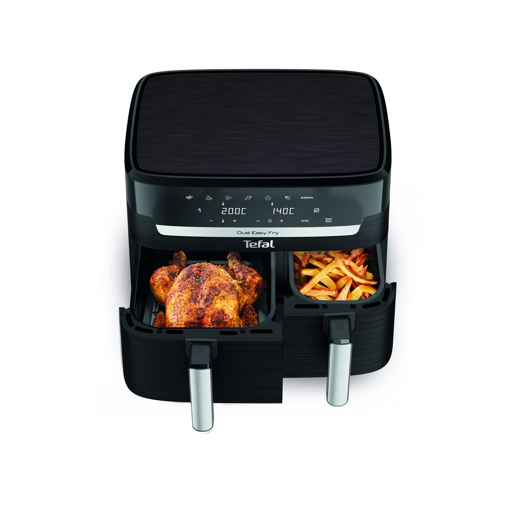 Tefal Dual Easy Fry Essential 8.3L Air Fryer (Black) - Image 2