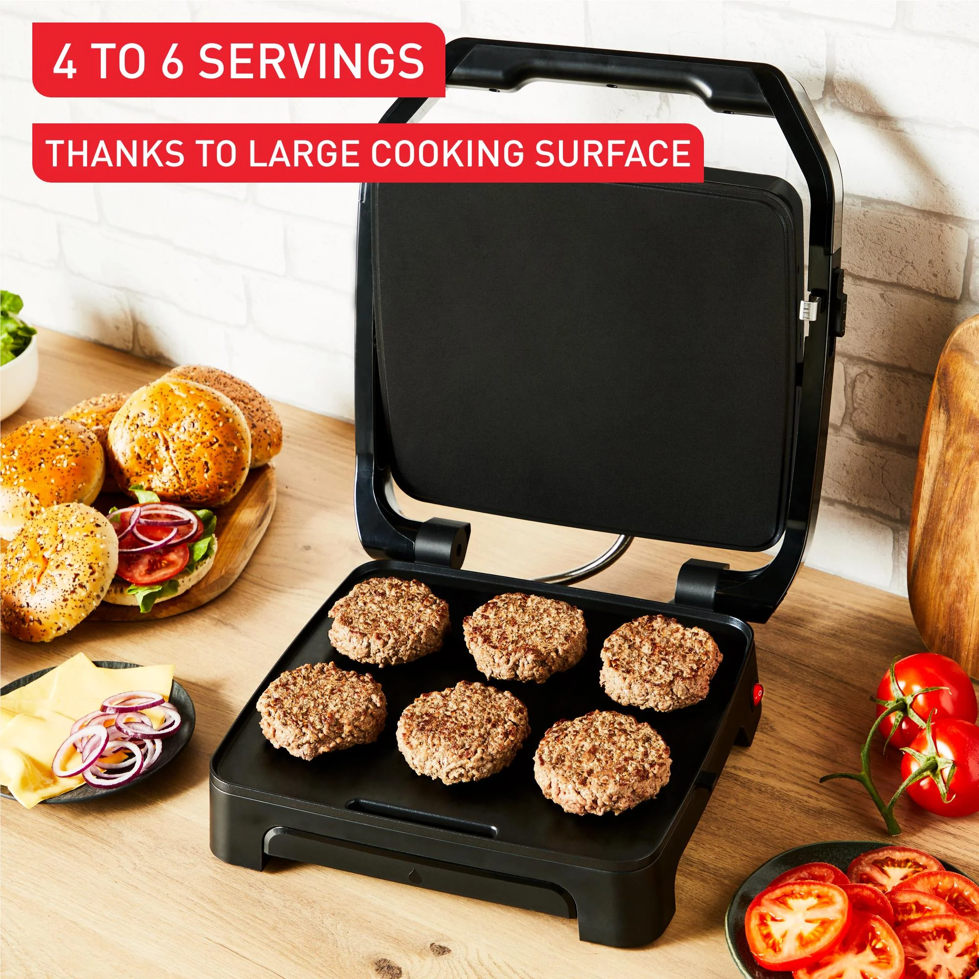 Tefal Inicio 4 Slice Sandwich Press - Image 7