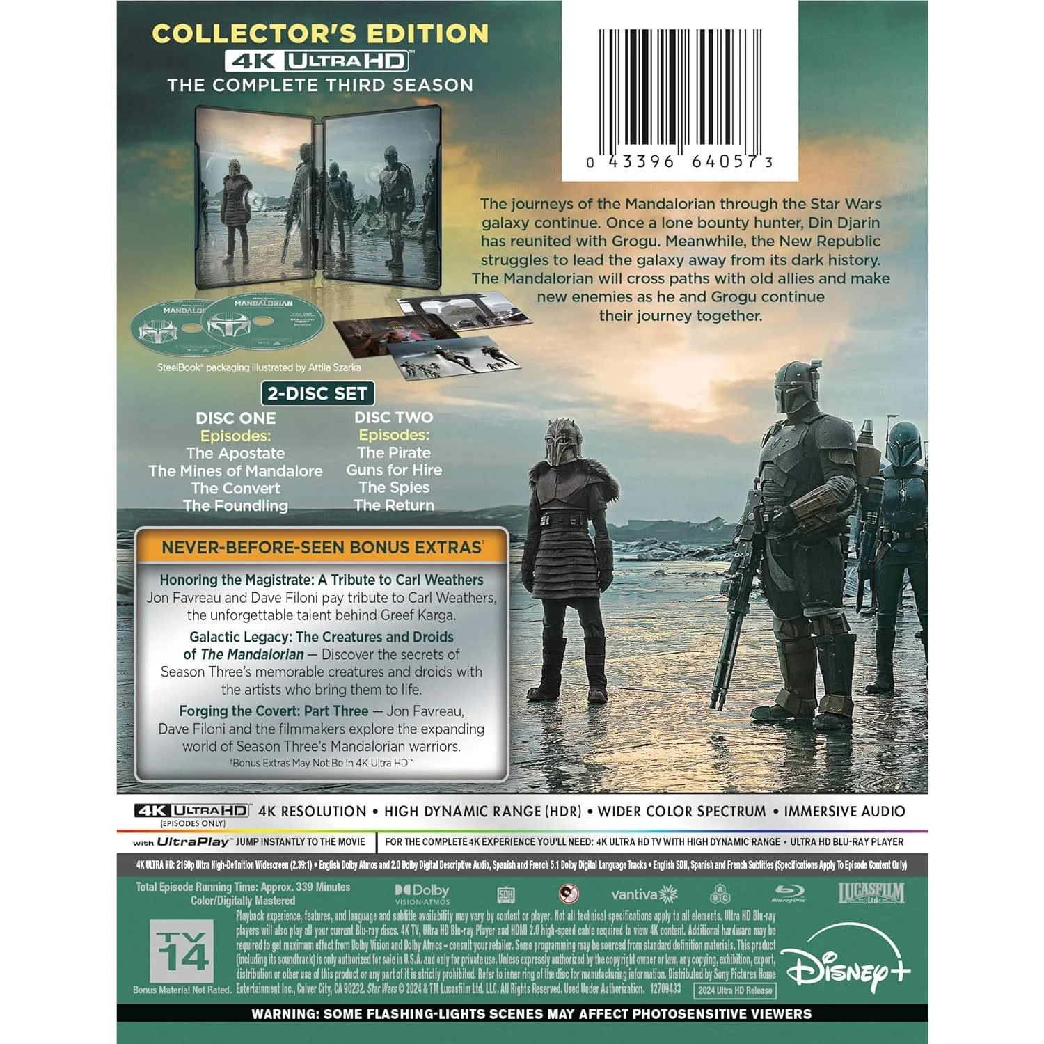 The Mandalorian: Season 3 4K (Steelbook) - Image 3