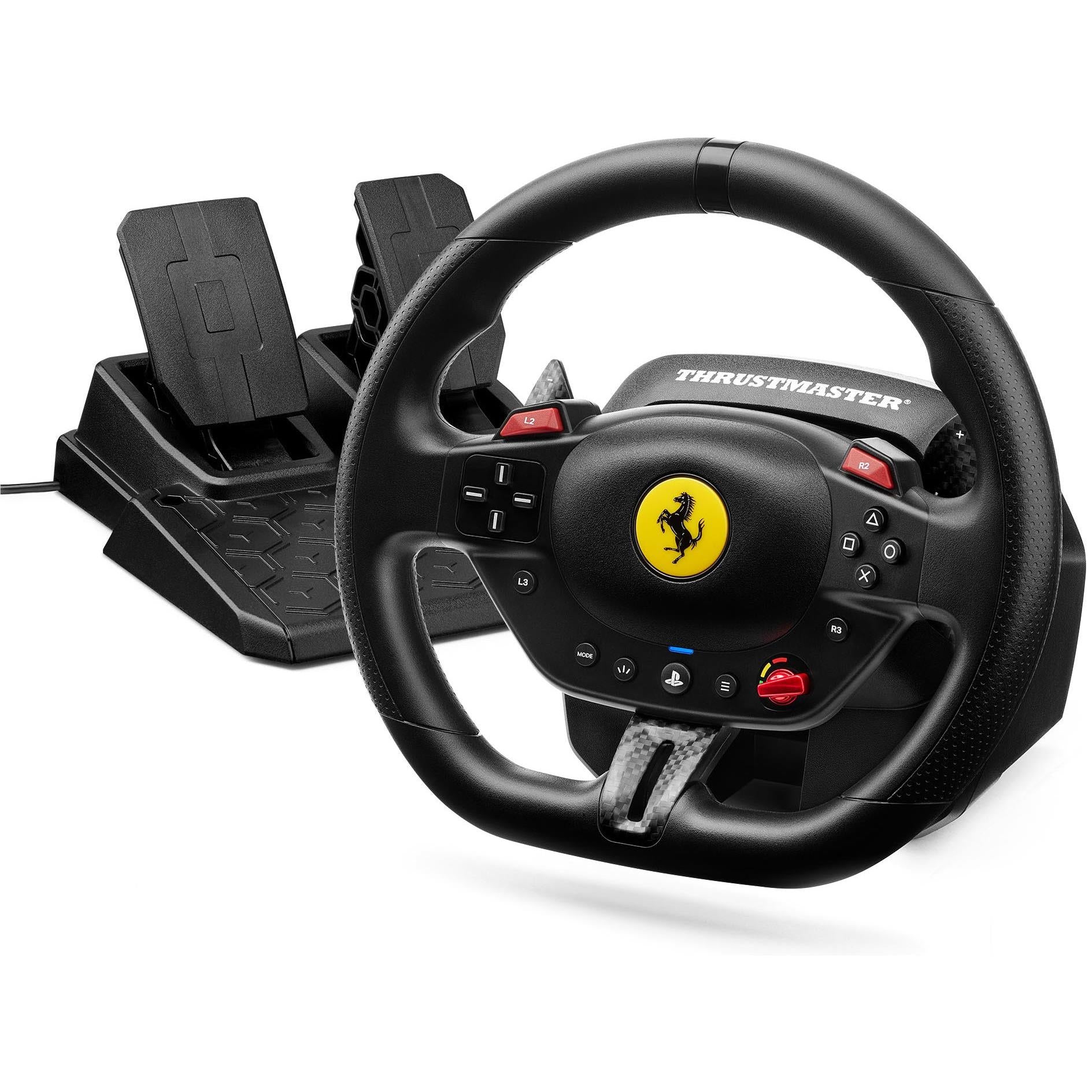 Thrustmaster T98-P Ferrari 296 GTB Racing Wheel for Playstation