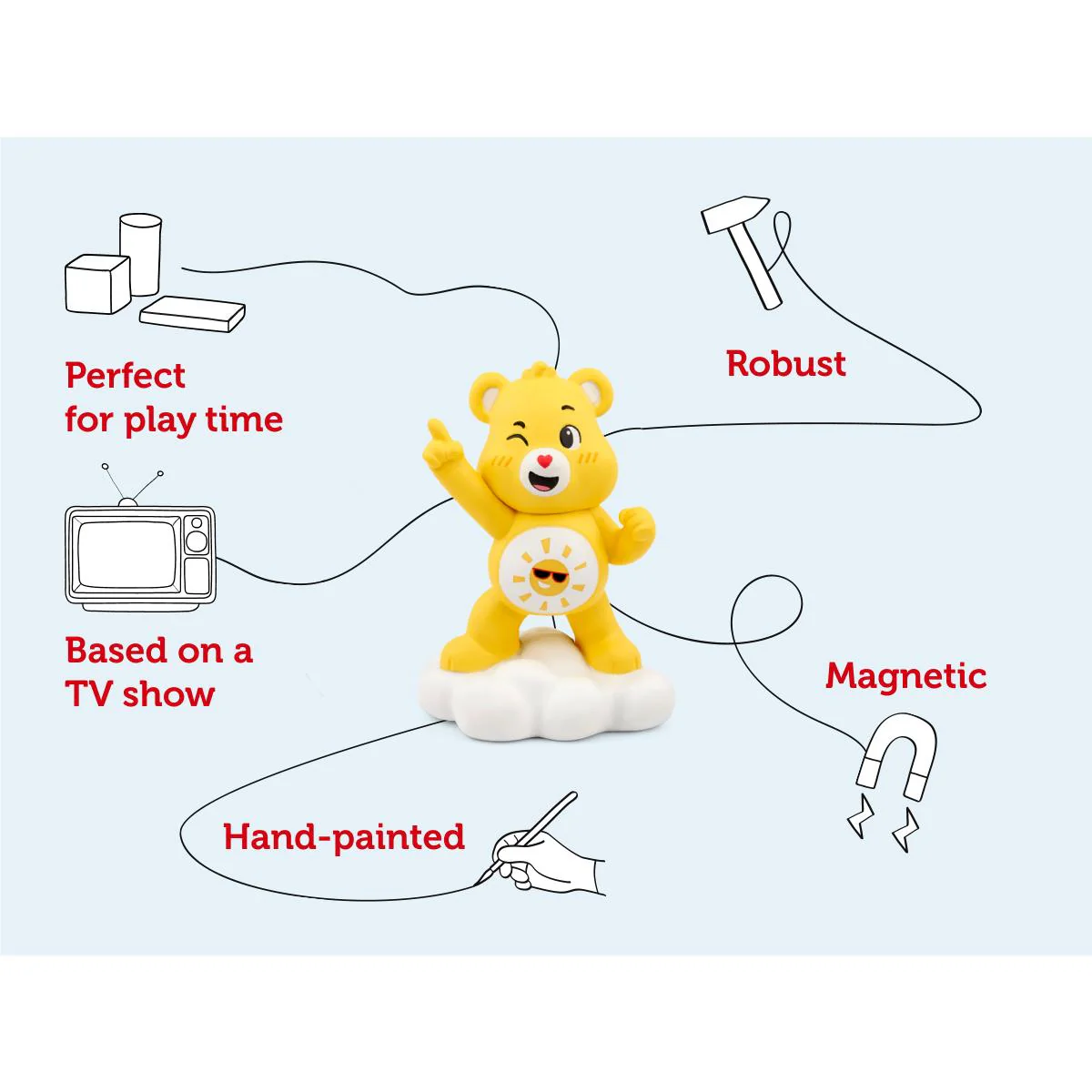 tonies Audio Character (Care Bears - Funshine Bear) - Image 3