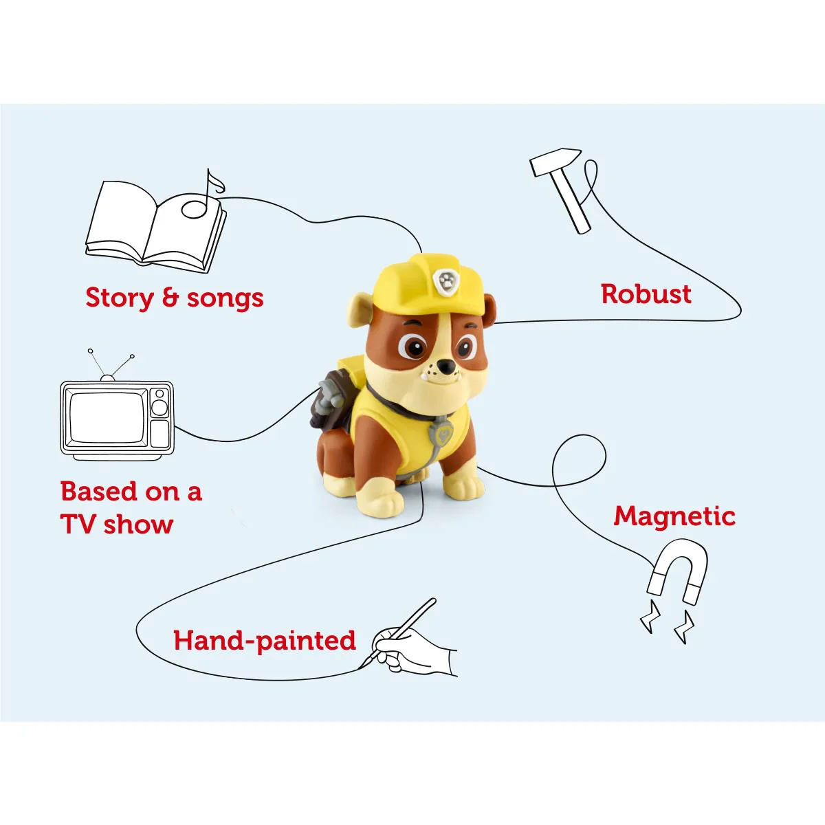 tonies Audio Character (PAW Patrol - Rubble) - Image 3