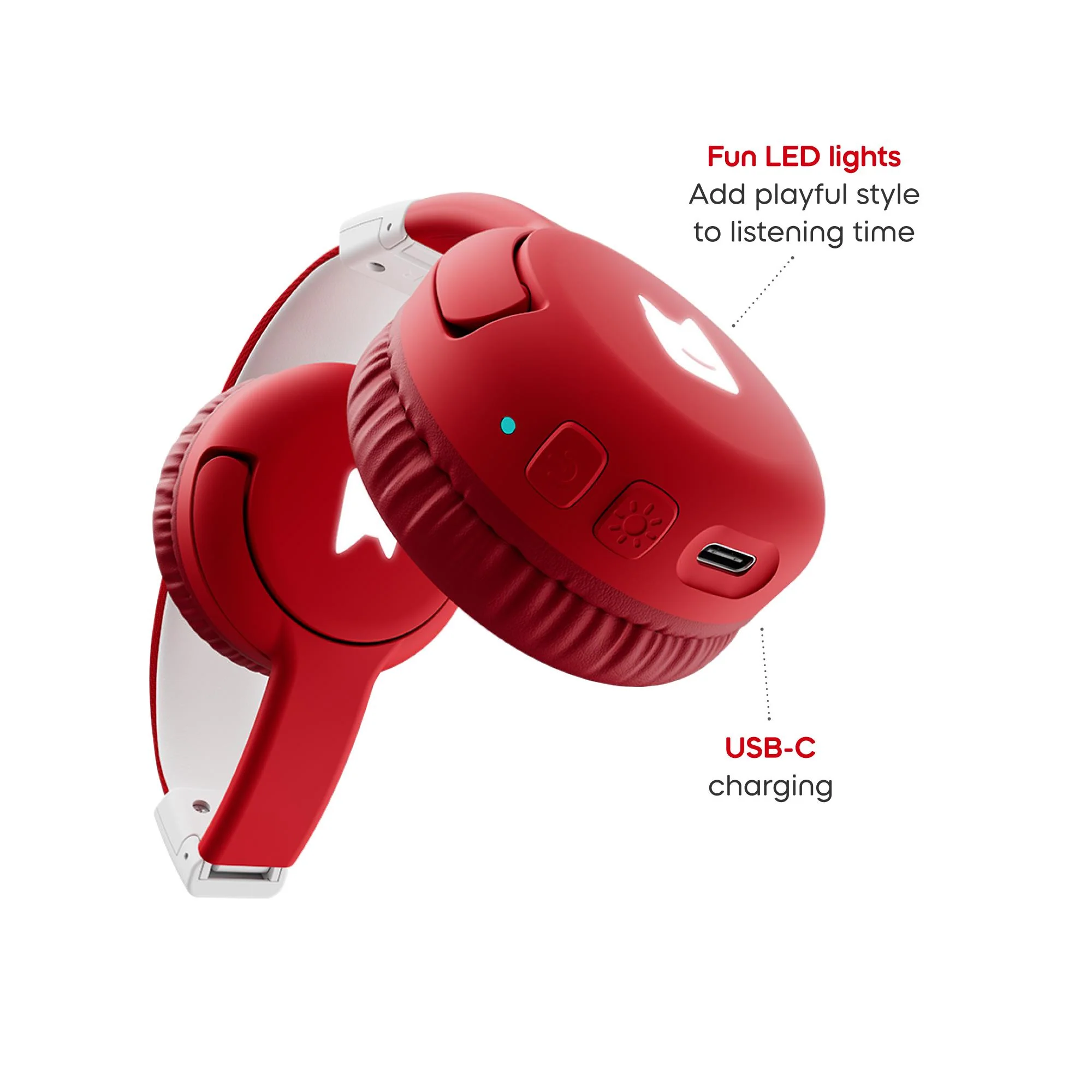 tonies Bluetooth Headphones (Sunset Red) - Image 6