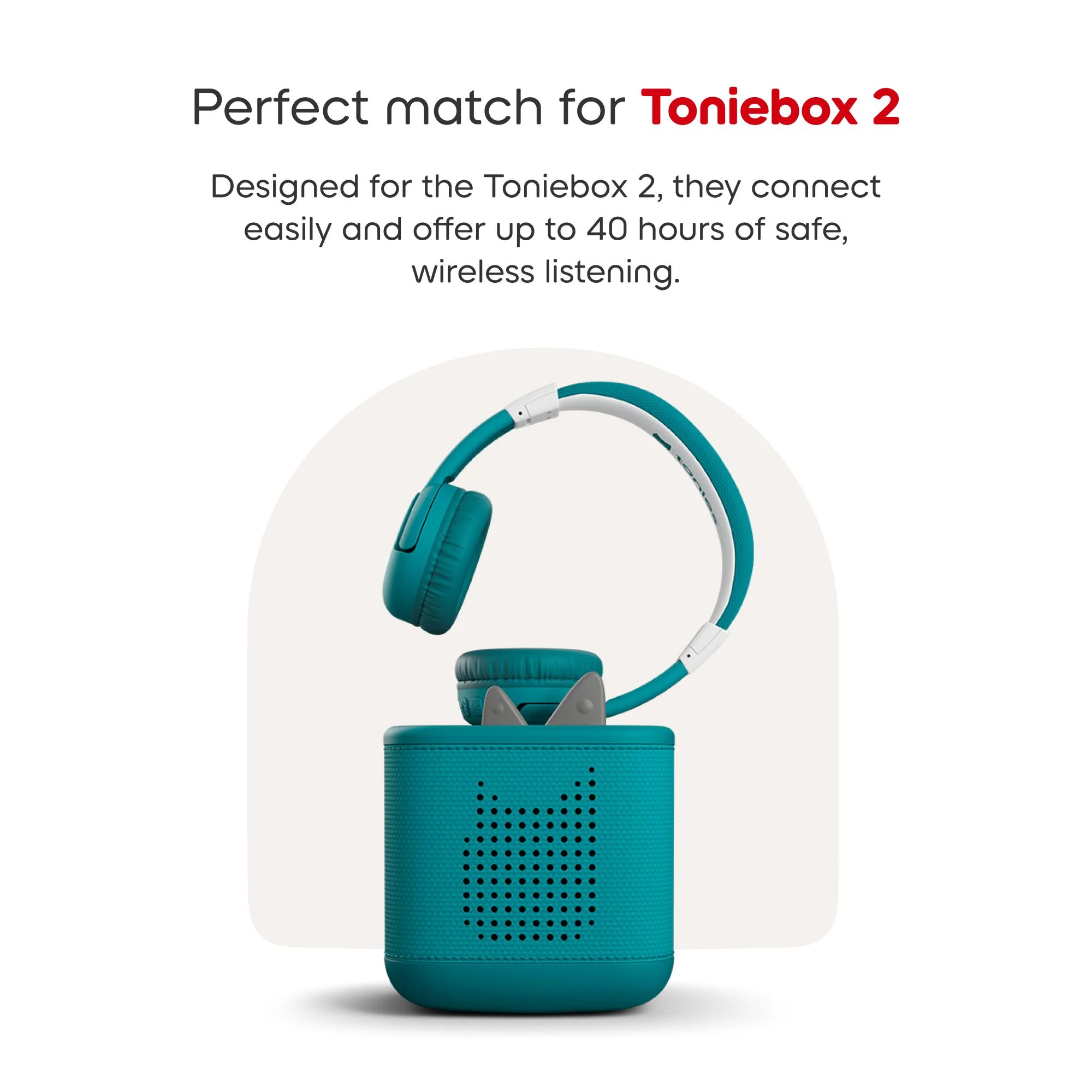 tonies Bluetooth Headphones (Tropical Teal) - Image 5